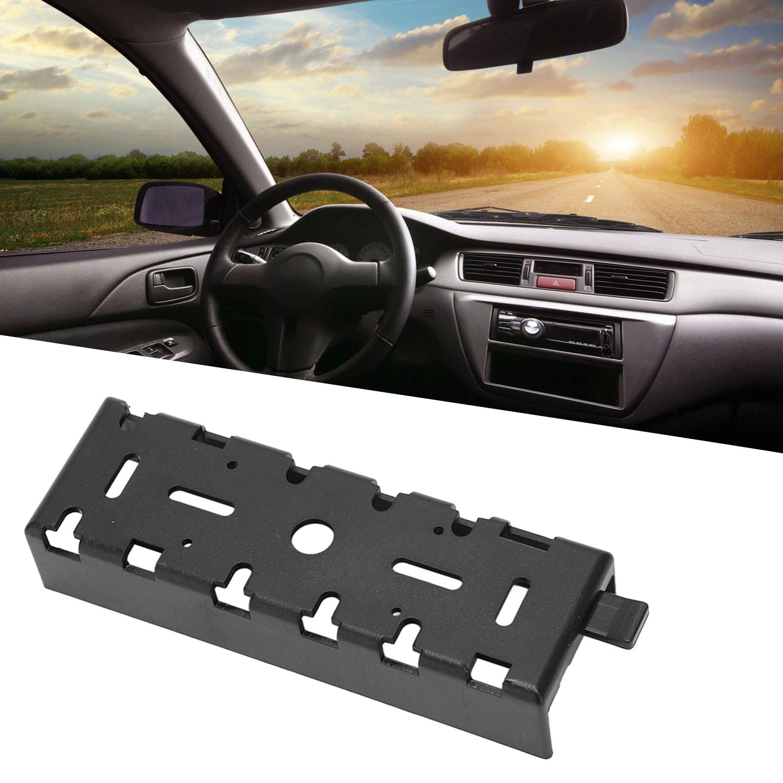 Radio Mounting Bracket, Universal Mobile Radio Panel Mount Bracket For Yaesu 8800 8800R 8900, For Th 9800 And Other Mobile Radios