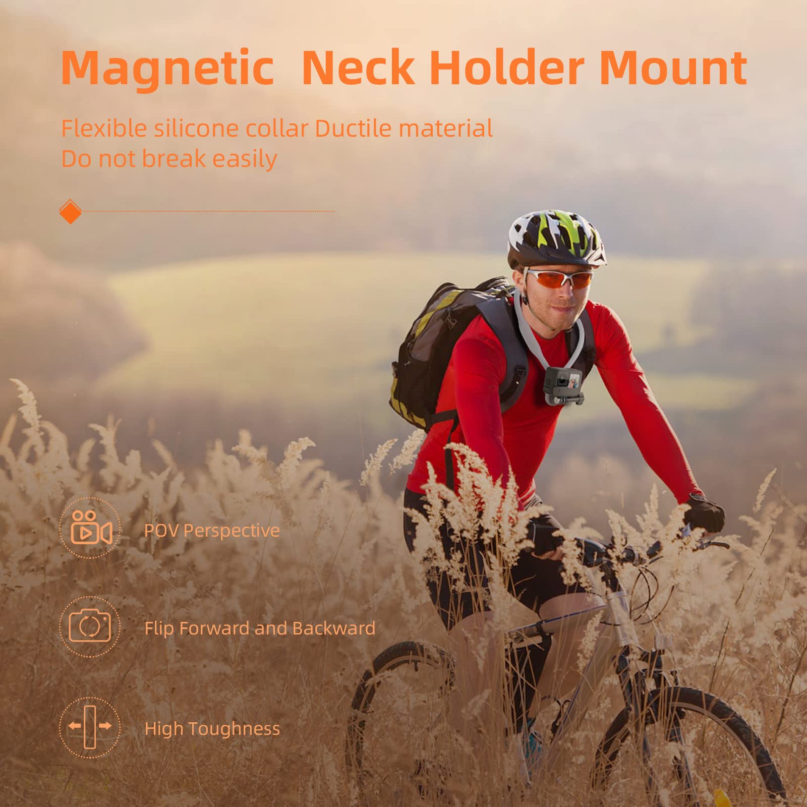 Afaith Portable Electronic Device Mount, Compatible With Gopro Hero 11/10/9/8/7/6 Black, Osmo Action, Xiaoyi 4K And Action Camer