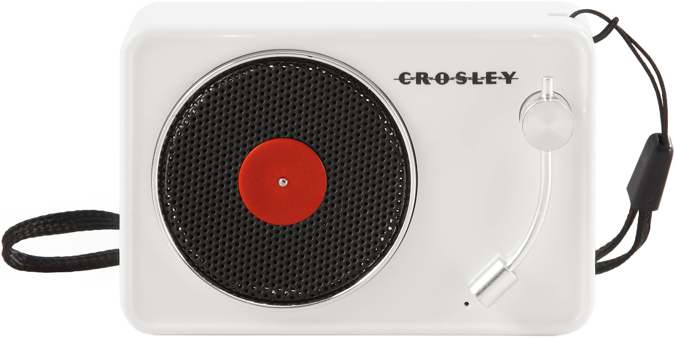 Crosley Cr3029A-Wh Portable Mini Turntable Bluetooth Speaker, White