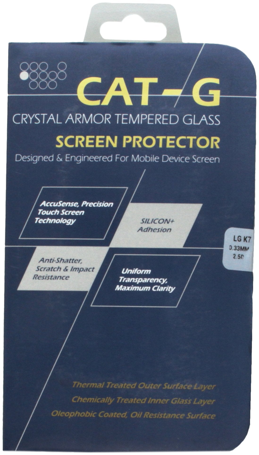 Dream Wireless Screen Protector For Lg K7   Retail Packaging   Clear