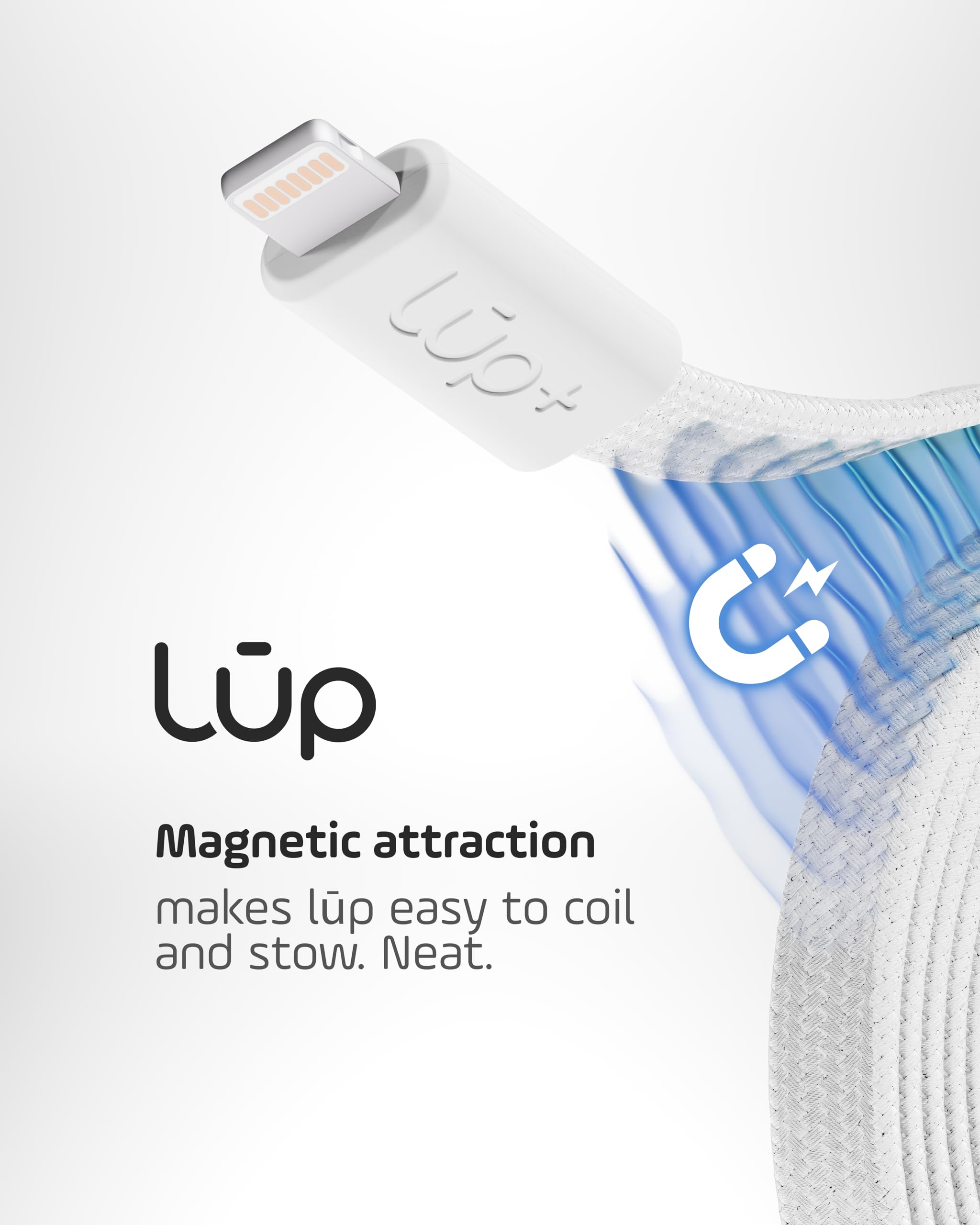 Lup+ Magnetic Cable | 3.3Ft | Usb C To Lightning | Magnetic Charger Cord Compatible With Iphone Magnetic Charging Cable Magnetic