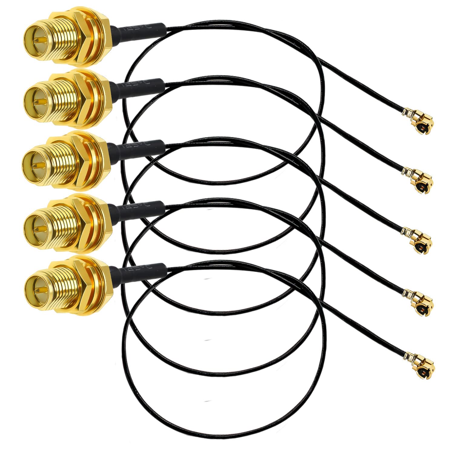 Tuolnk Ipx To Rp Sma Extension Cable U.Fl Ipex To Reverse Polarity Sma Female Wifi Antenna Pigtail Cable 1.13Mm Extension Cable