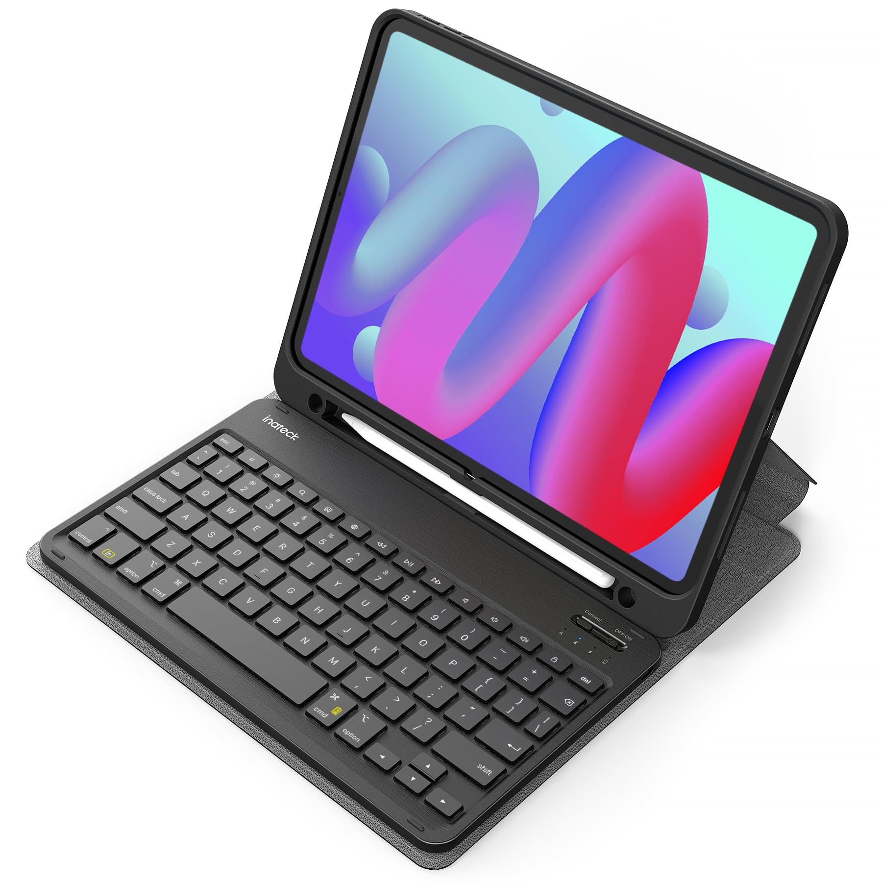 Inateck iPad Keyboard 10th Generation Compatible with iPad 10th 2022, iPad Air 6th/5th/4th Gen 2024/2022/2020, iPad Pro 11 3/2/1
