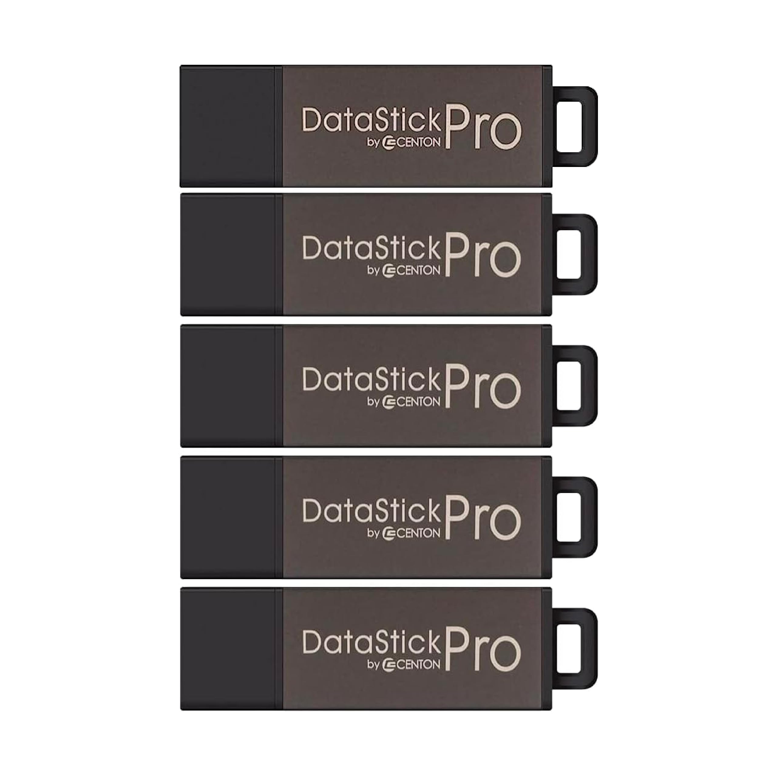 16GB DataStick Pro by Centon, 5 Pack, USB 2.0 Flash Drive Memory Stick for Storage and Backup