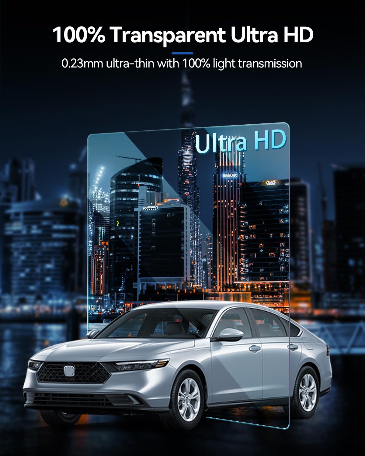 Lantu 2 Pack Nano Screen Protector For Honda Accord 2024 2023 Accessories Navigation Anti Glare Screen Saver Film For Accord Hyb