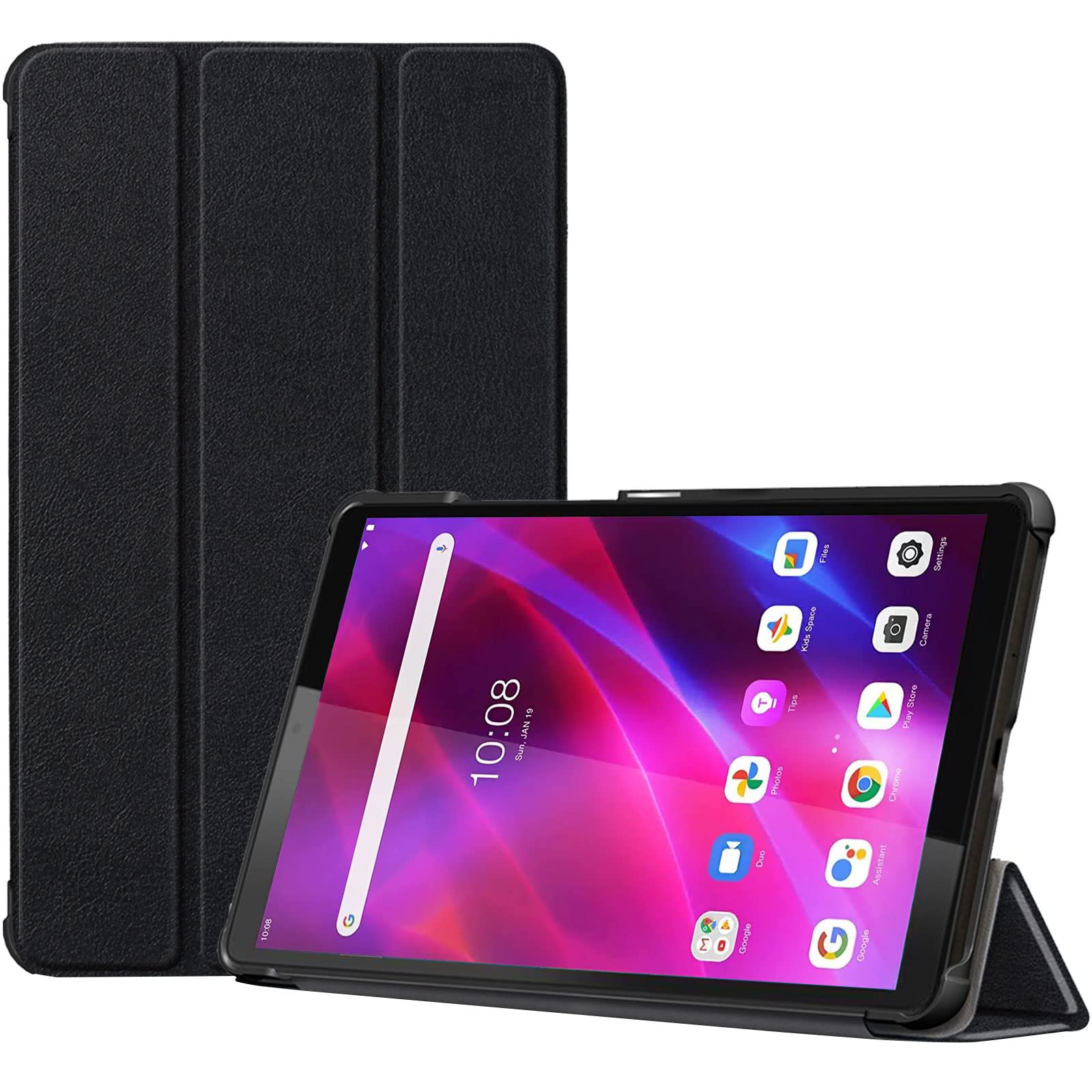 Procase For Lenovo 8.0 Inch Tab M8 Gen 3 2022/ Smart Tab M8 Gen 3 2022/Tab M8 Hd Lte 2021/ Tab M8 Hd/Smart Tab M8/Tab M8 Fhd 2019, Slim Hard Shell Protective Cover For Lenovo M8 8' Tablet  Black