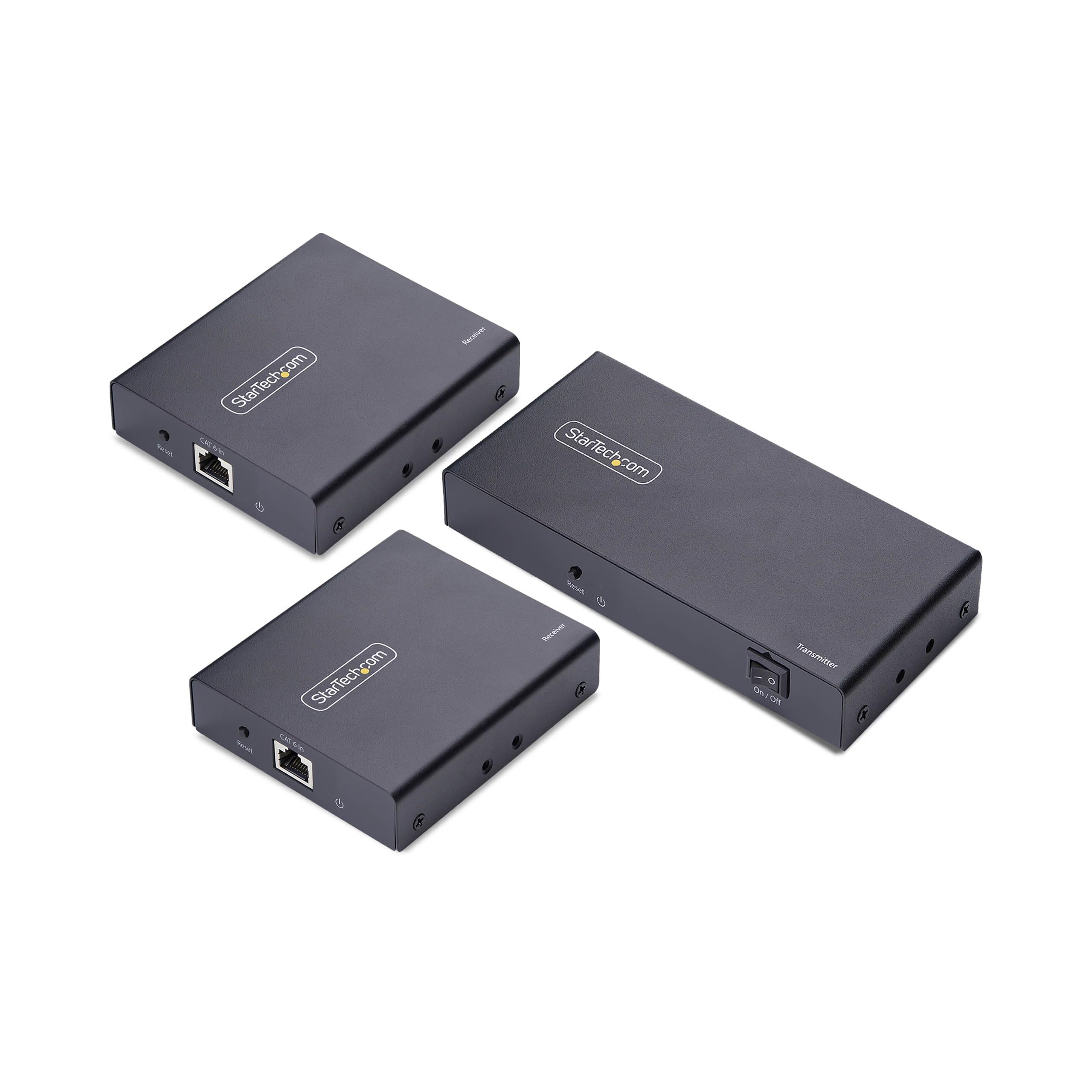 2-Port Hdmi Extender And Splitter Over Cat6, 4K 60Hz, Up To 230Ft (70M), 1X2 Hdm