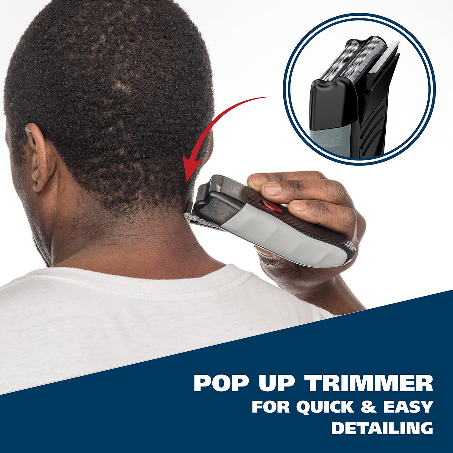 Wahl Bump Free Rechargeable Foil Shaver With Hypoallergenic Titanium Cutters For Close, Smooth Shaving   Model 7339 300