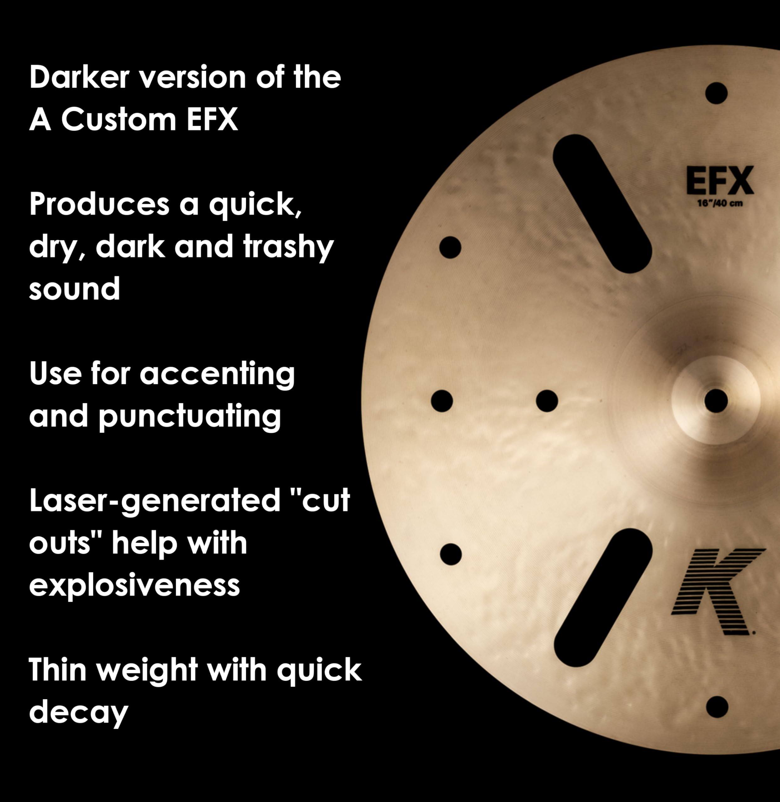 Zildjian 16 Inch K Zildjian Efx Cymbal