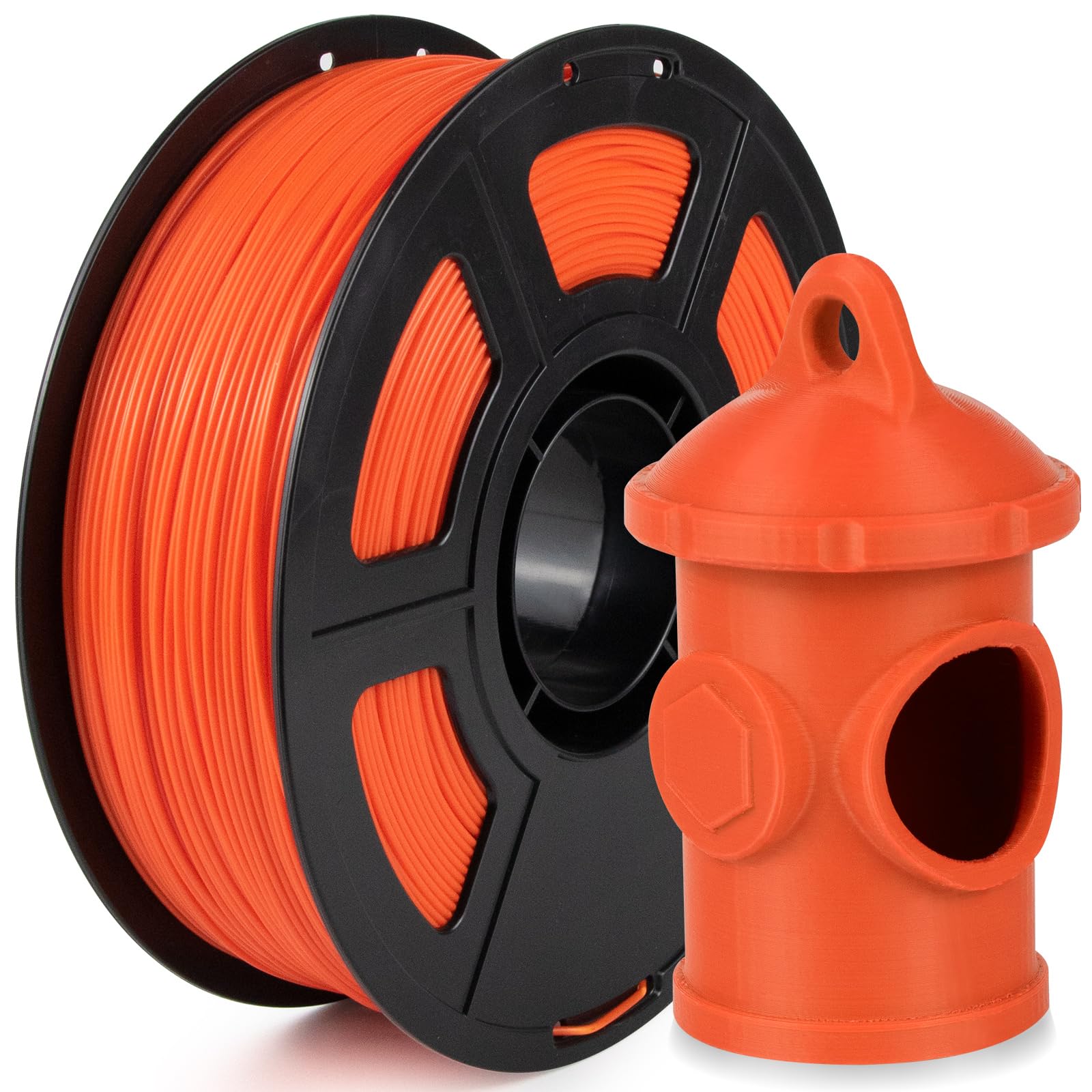 Isanmate Asa Filament 1.75Mm Orange 1Kg, Uv & Weather Resistant 3D Printer Filament Perfect For Outdoor Functional Parts, Dimens