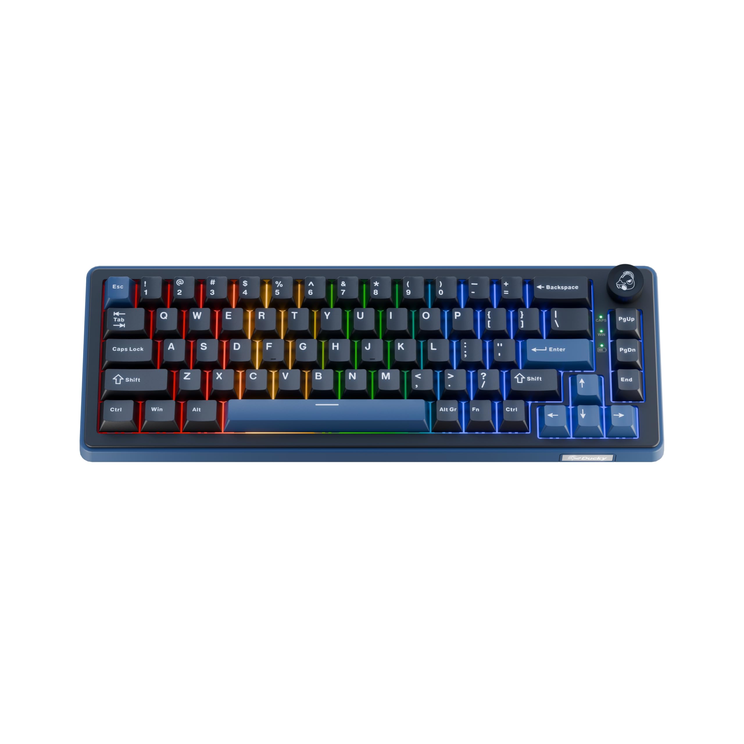 Ducky OKM  65% Wireless Mechanical Gaming Keyboard : GasketMount Design, HotSwappable Switches, FiveLayer Acoustic Dampenin