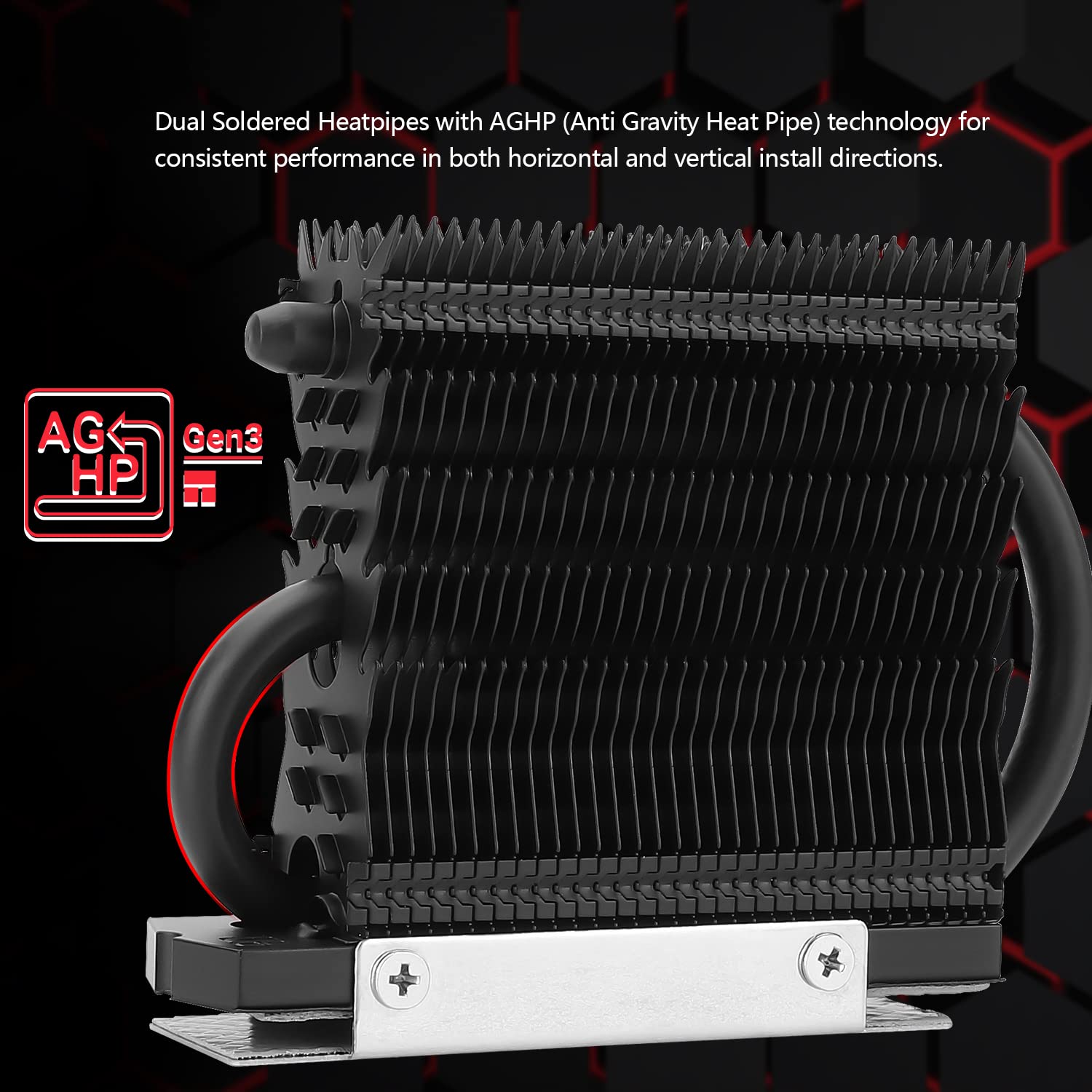 Thermalright Hr 09 2280 Pro Black Ssd Heatsink, Double Sided Heat Sink, With Thermal Silicone Pad For M.2 Ssd Pc And Computer,De