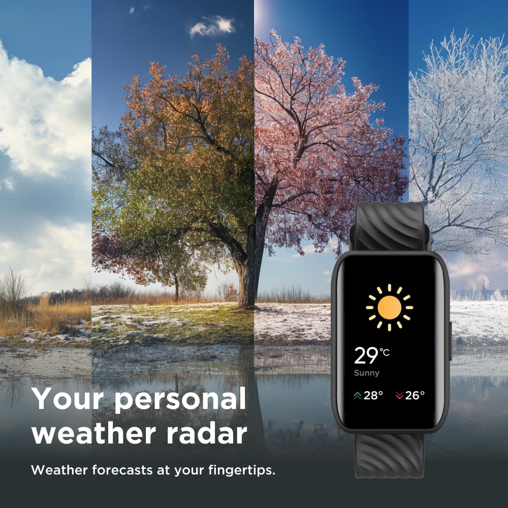 Motorola Moto 40 Bluetooth Smartwatch -10 Days Battery Life, Google Fit Integration, 1.5 Crystal Clear Display, Heart Tracking