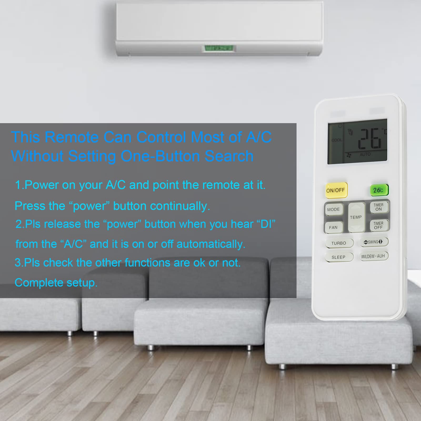 Universal Air Conditioner Remote For Midea Remote Control A/C Air Conditioning For All Model R06/Bgce R06/Bge R51/E R51/Ce R51M/