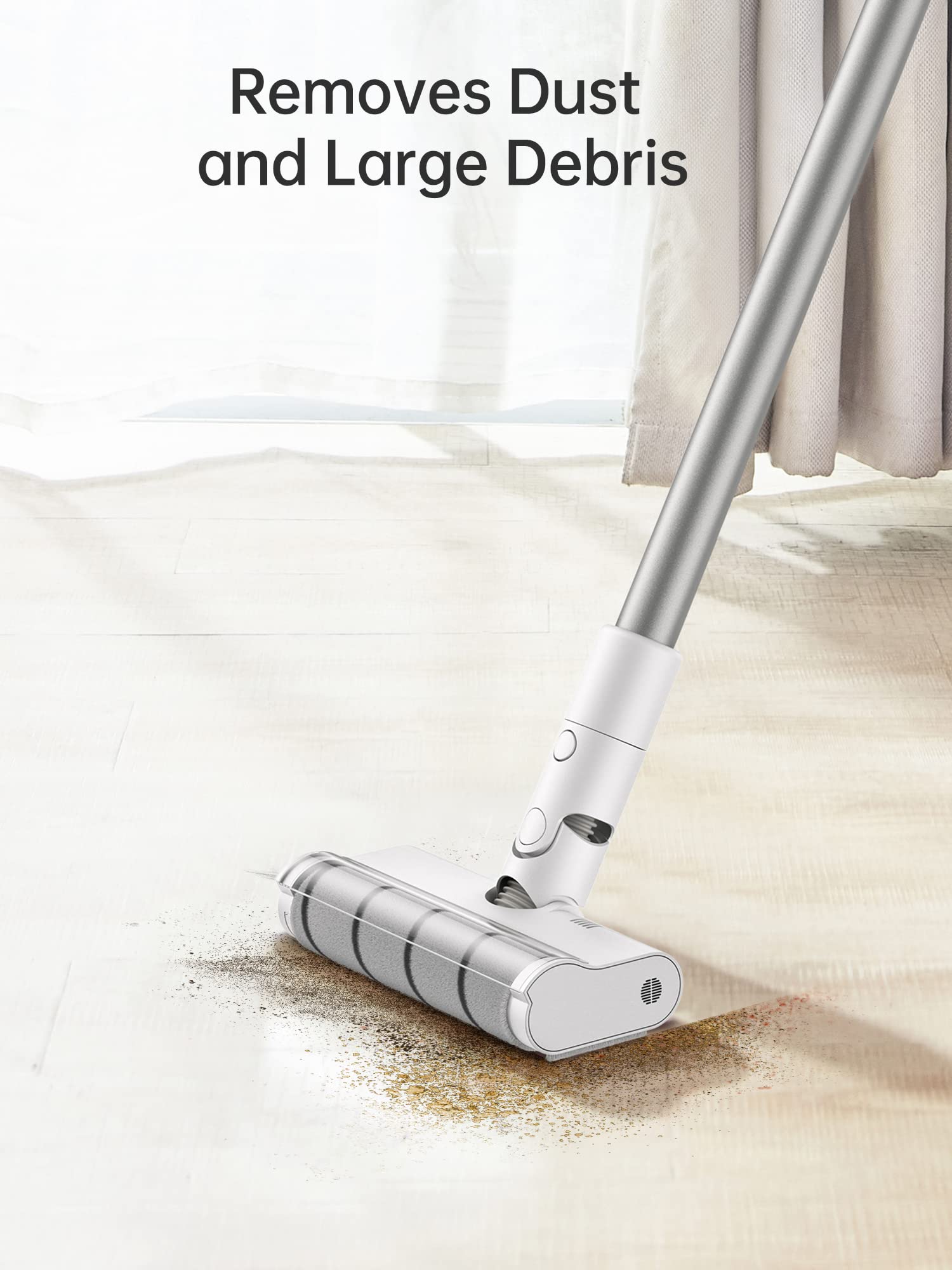 Dreame Soft Roller Power Brush For T10 Cordless Vacuum Cleaner, Ideal For Indoor Hard Floor & Hard Surface