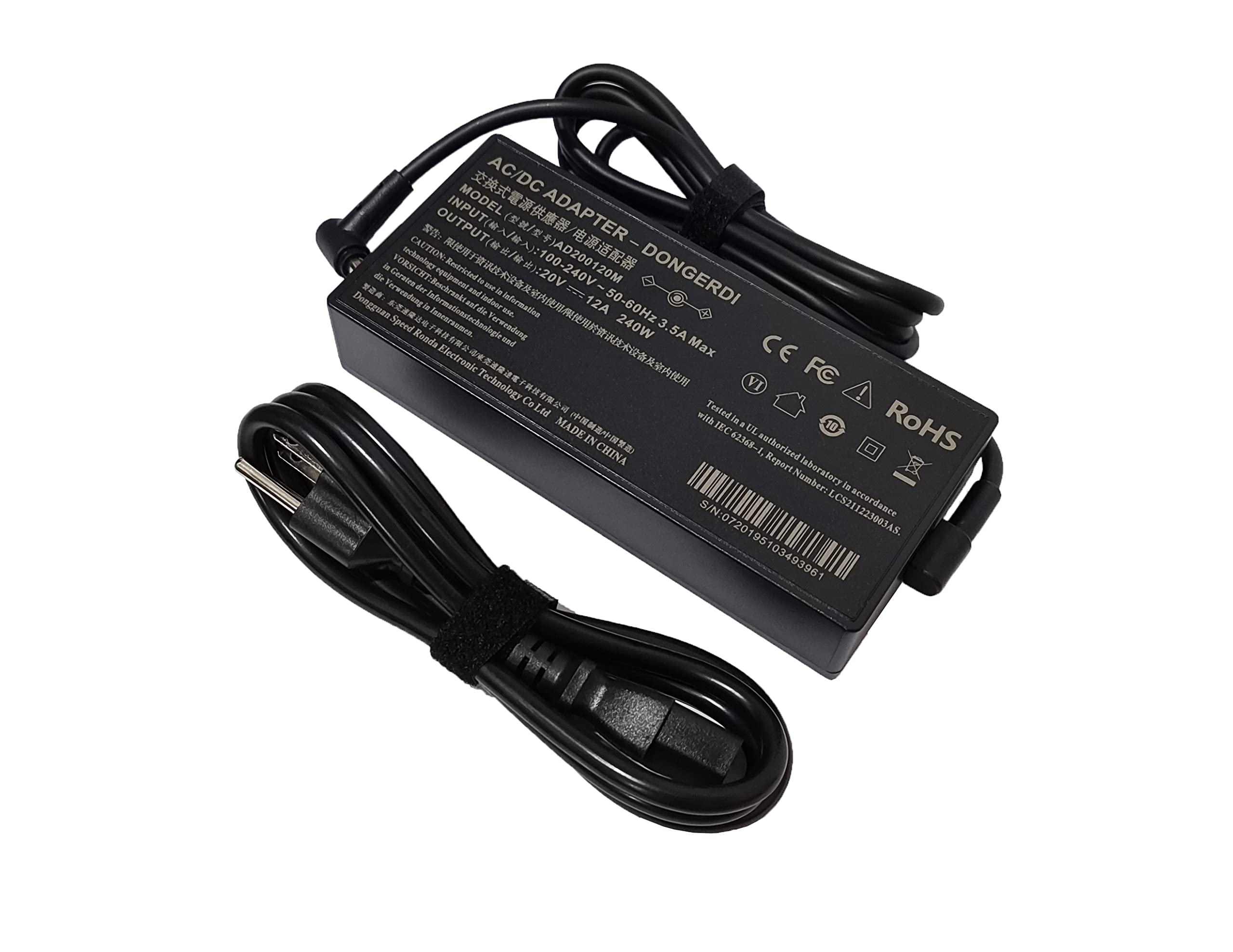240W Zephyrus Charger Adp 240Eb B Fit For Asus Rog Zephyrus G14 G15 G16 G17 M16 S15 S17 Asus Tuf Dash F15 A17 A15 Rog Strix Scar