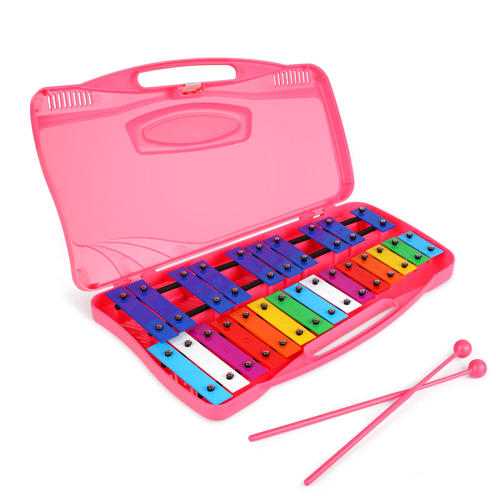 Tkocisa Xylophone 25 Notes Glockenspiel Xylophone, Professional Xylophone For Beginners Kids Music Teaching, Chromatic Glockensp