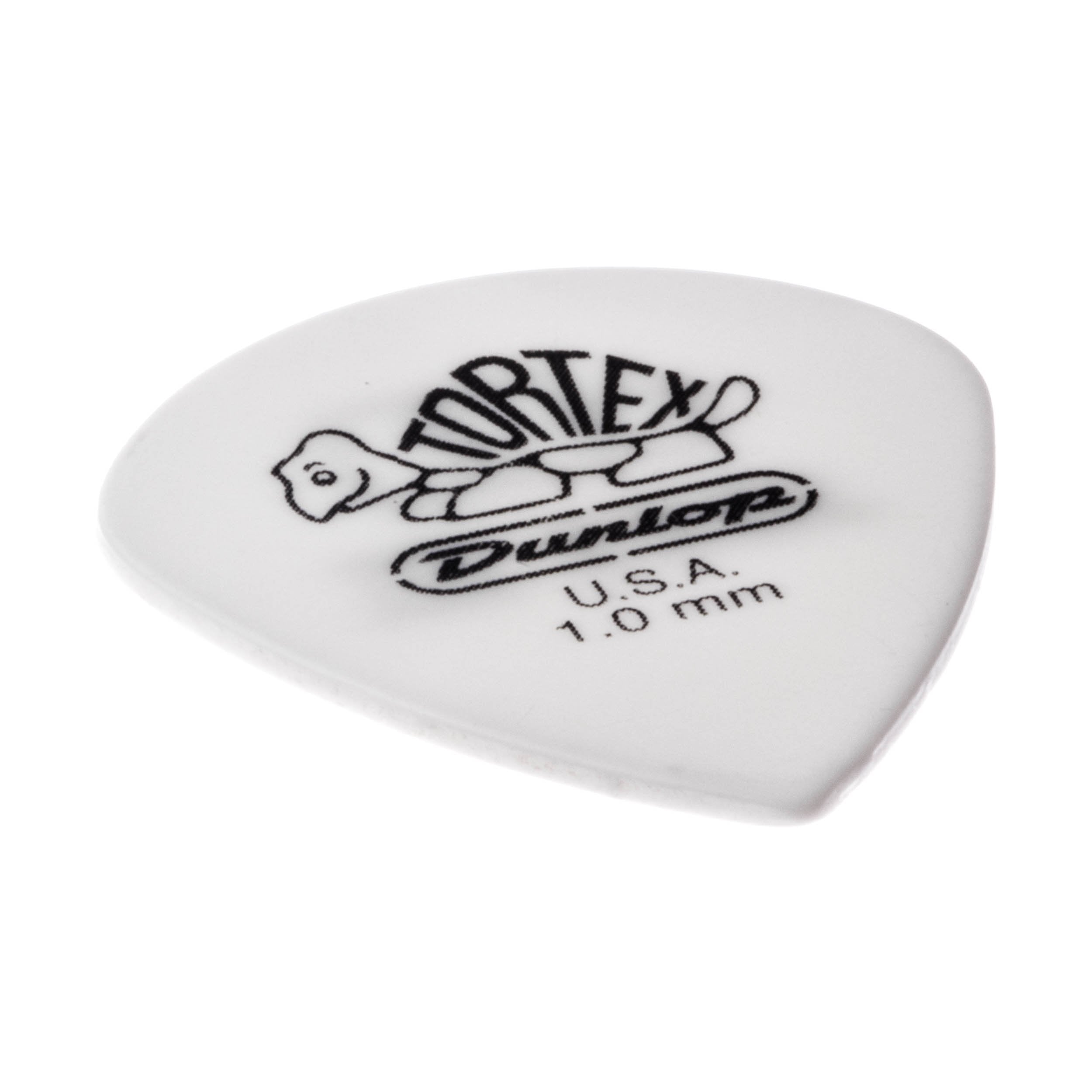 Jim Dunlop 478R1.0 Tortex White Jazz Iii, 1.0Mm, 72/Bag