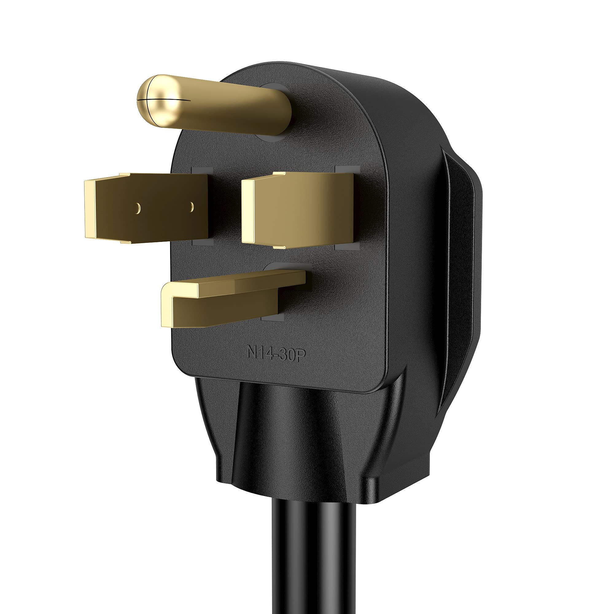 Acking 1.5Ft Welder Adapter Generator Cord 4 Prong Nema 14 30P To 3 Prong 6 50R 240V Welder Dryer Ev Charger Adaptor Power Cord