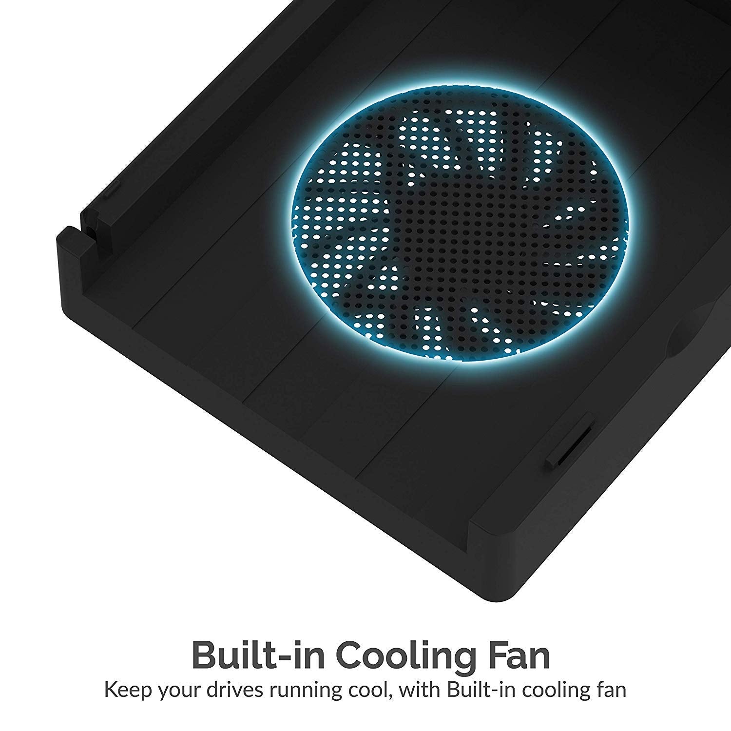 Sabrent Usb 3.0 To Sata External Hard Drive Lay Flat Docking Station With Built In Cooling Fan For 2.5 Or 3.5In Hdd, Ssd [Suppor