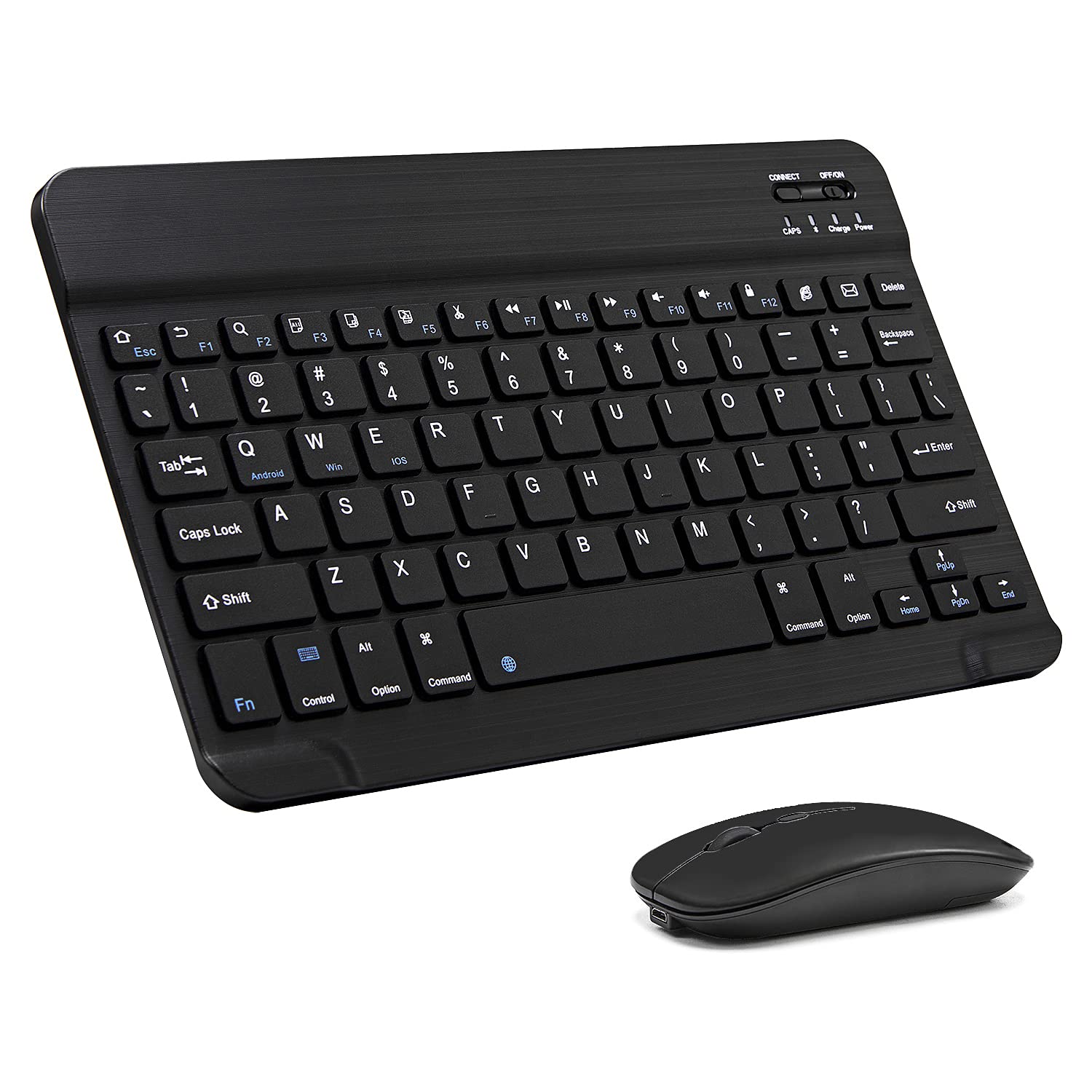 Ultra Slim Bluetooth Keyboard And Mouse Combo Rechargeable Portable Wireless Keyboard Mouse Set For Apple Ipad Iphone Ios 13 And