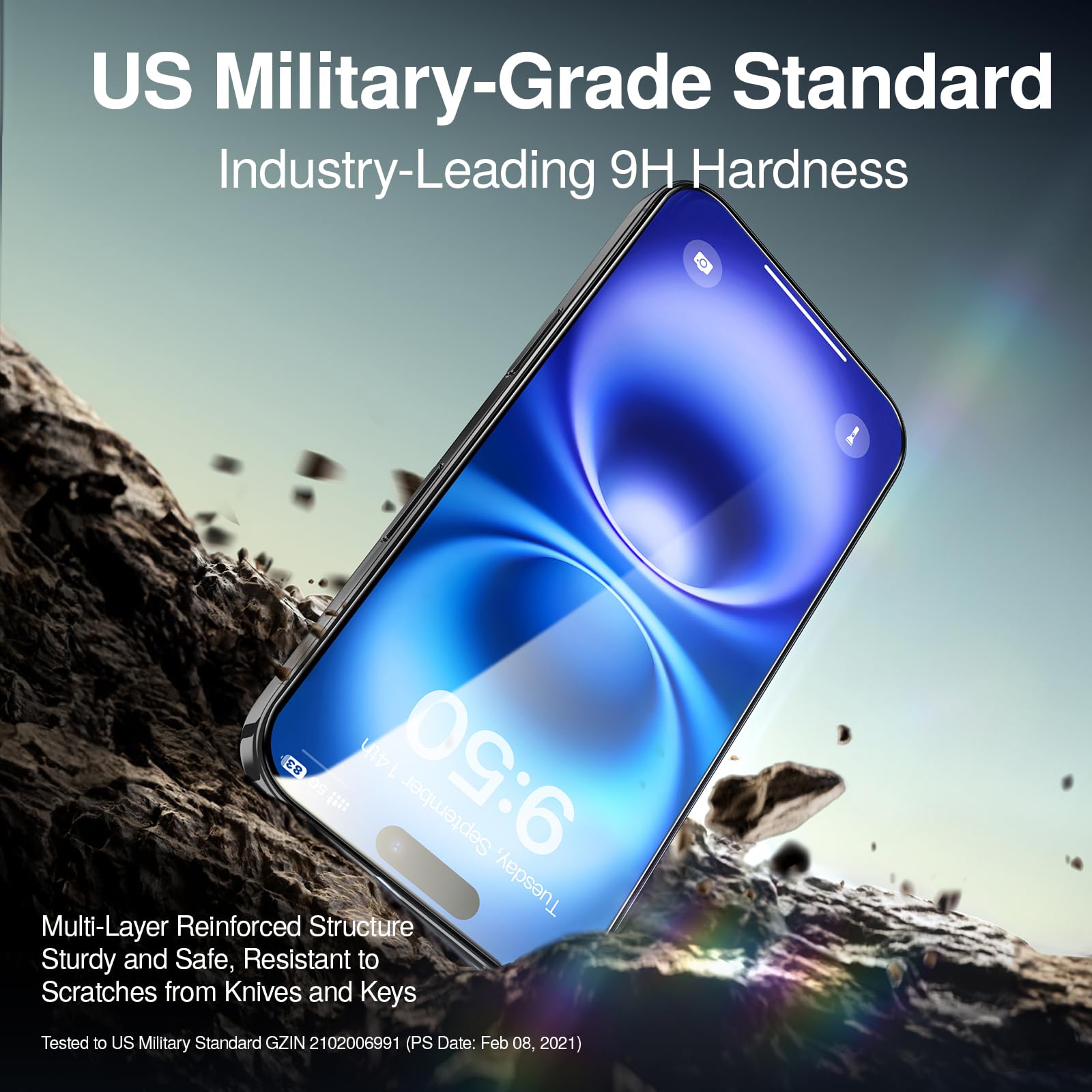 Smartdevil 3 Pack Screen Protector For Iphone 16 (6.1 Inch) Tempered Glass, Hd Clear Film, Easy Installation, Dust Free & Bubble