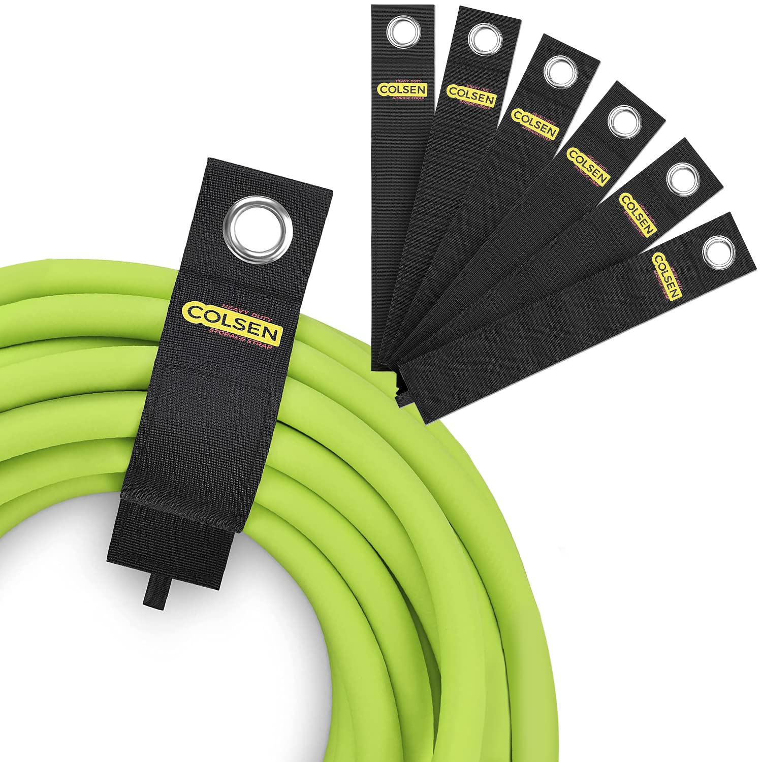 Colsen Extension Cord Holder   15 Inch Large Heavy Duty Garage Organization Storage Straps   Cable Keeper Wire Holder Outdoor Ro