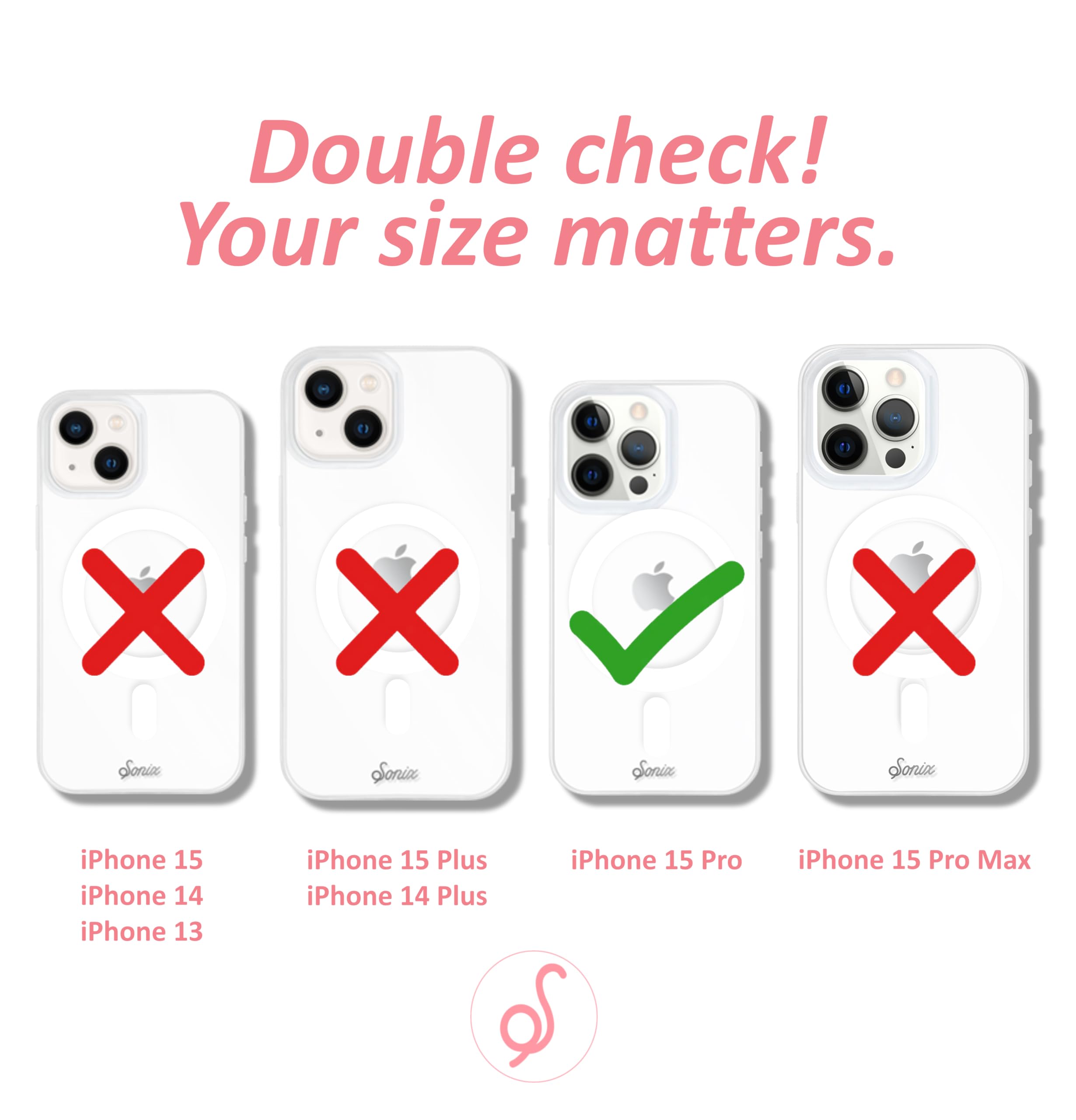 Sonix X Sanrio Case For Iphone 15 Pro | Compatible With Magsafe | 10Ft Drop Tested | Hello Kitty Strawberry Milk