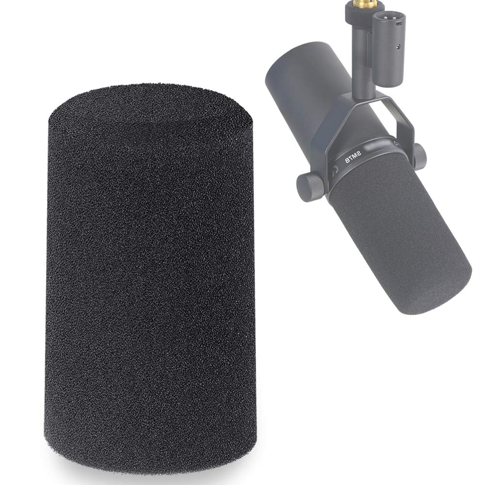 SM7B Windscreen   Mic Pop Filter Foam Cover Compatible with Shure SM7B Microphone to Blocks Out Plosives by YOUSHARES
