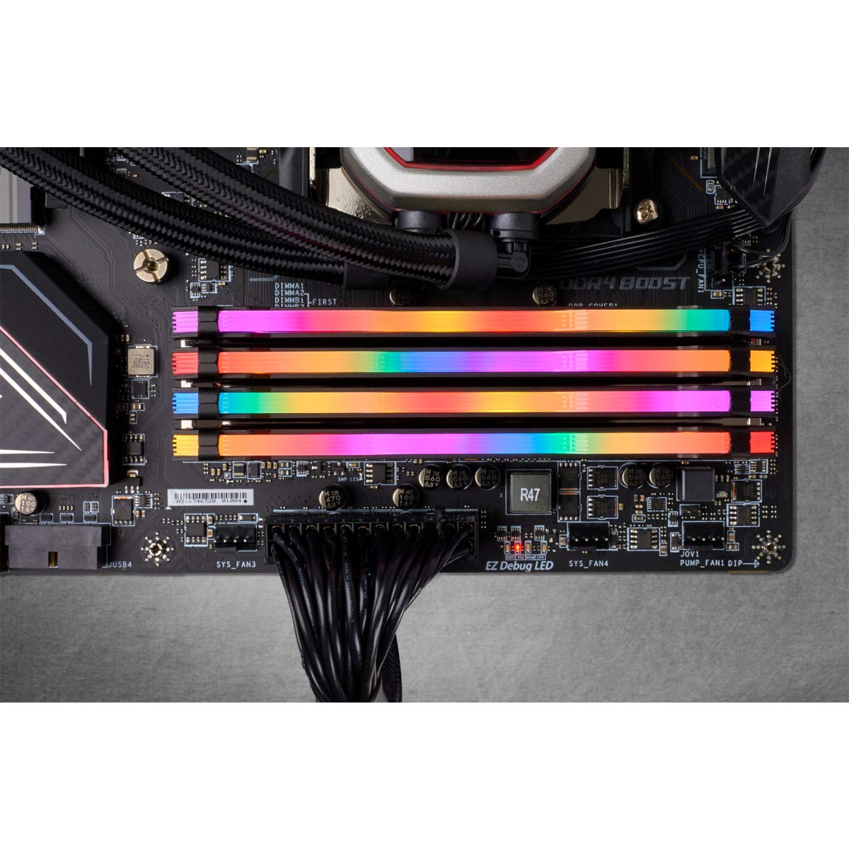 Corsair Vengeance Rgb Pro 32Gb (4X8Gb) Ddr4 3600 (Pc4-28800) C18 Desktop Memory - Black