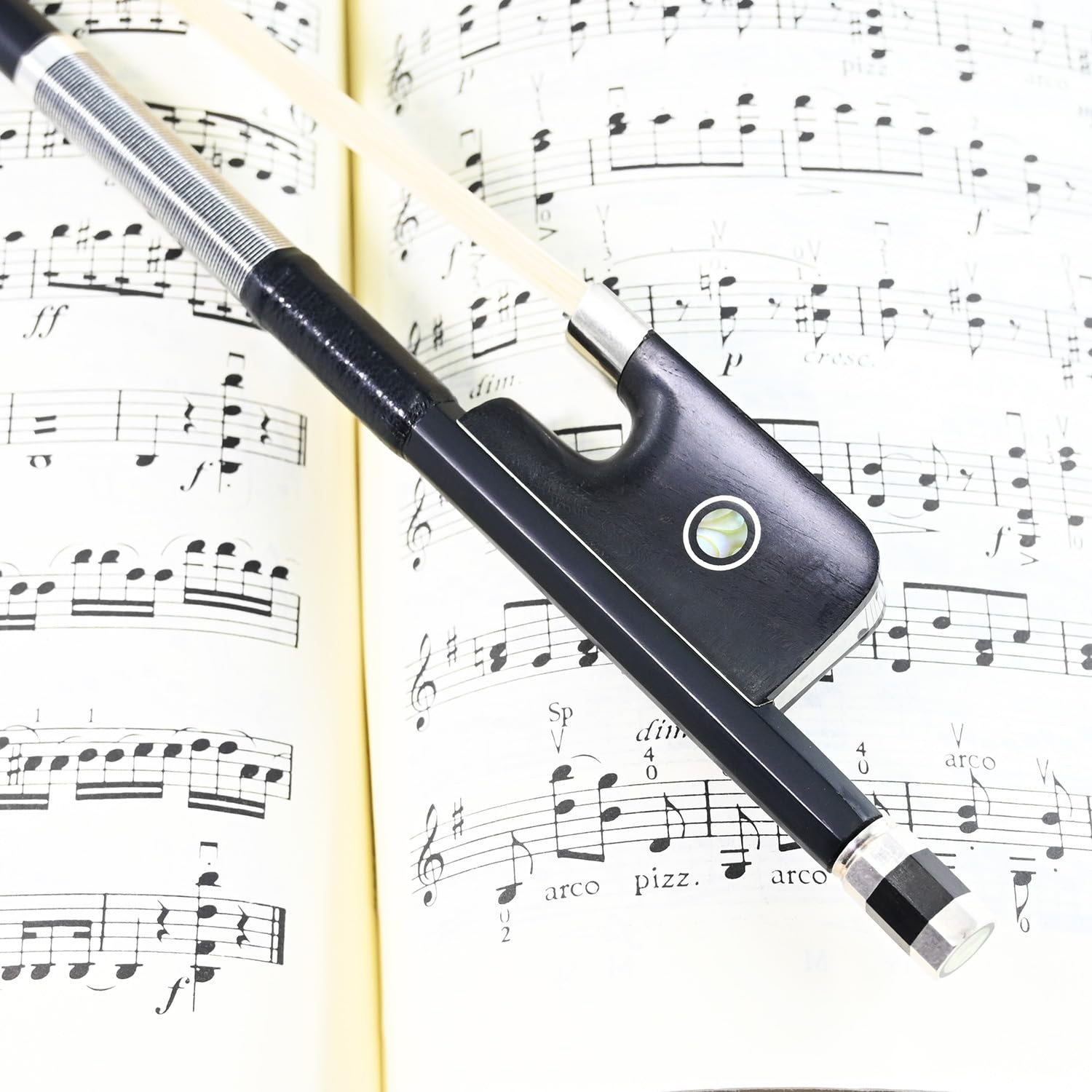 Carbon Fiber Cello Bow Full 4/4 Size Natural Mongolia Horsehair Vingobow 71.5Cm