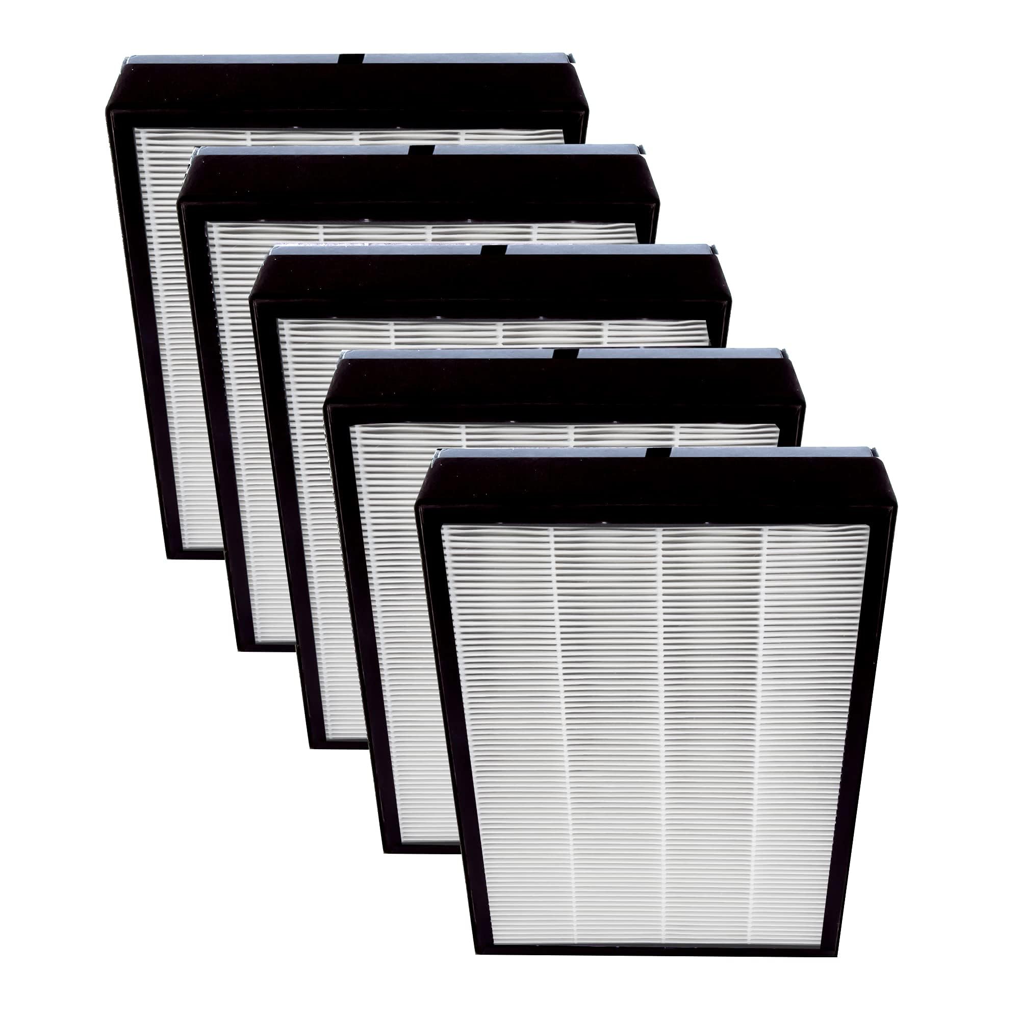 Nuwave Oxypure 5 Pack Genuine Replacement Hepa/Carbon Combo Filters, Removes Allergens, Pollutants & Odors, Produced & Sold By O