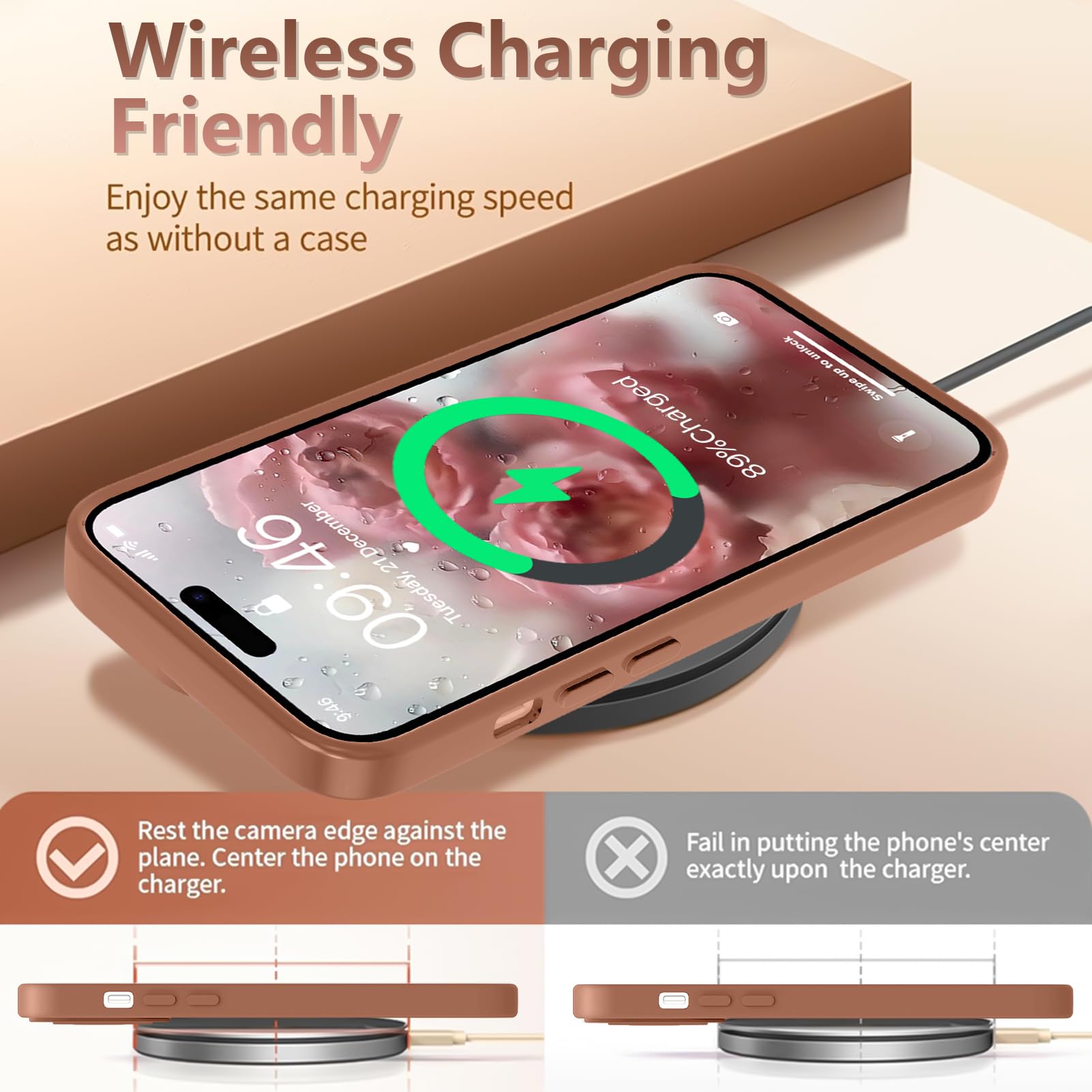 Ook Floral Case For Iphone 15 Plus Case, Cute Sunflower Floral Blooms Design Soft Tpu Shockproof Protective For Women Girls Slim