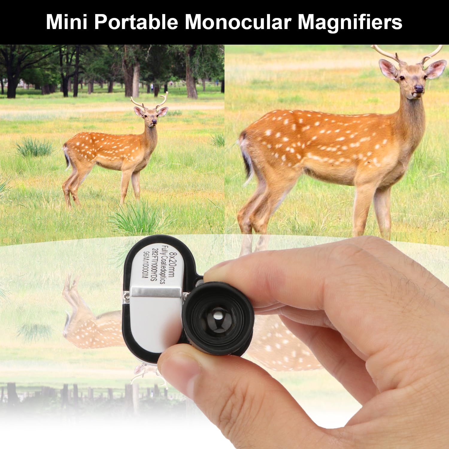 Rongon Pocket Monocular Telescope 8X 20Mm Portable Monocular For Adults