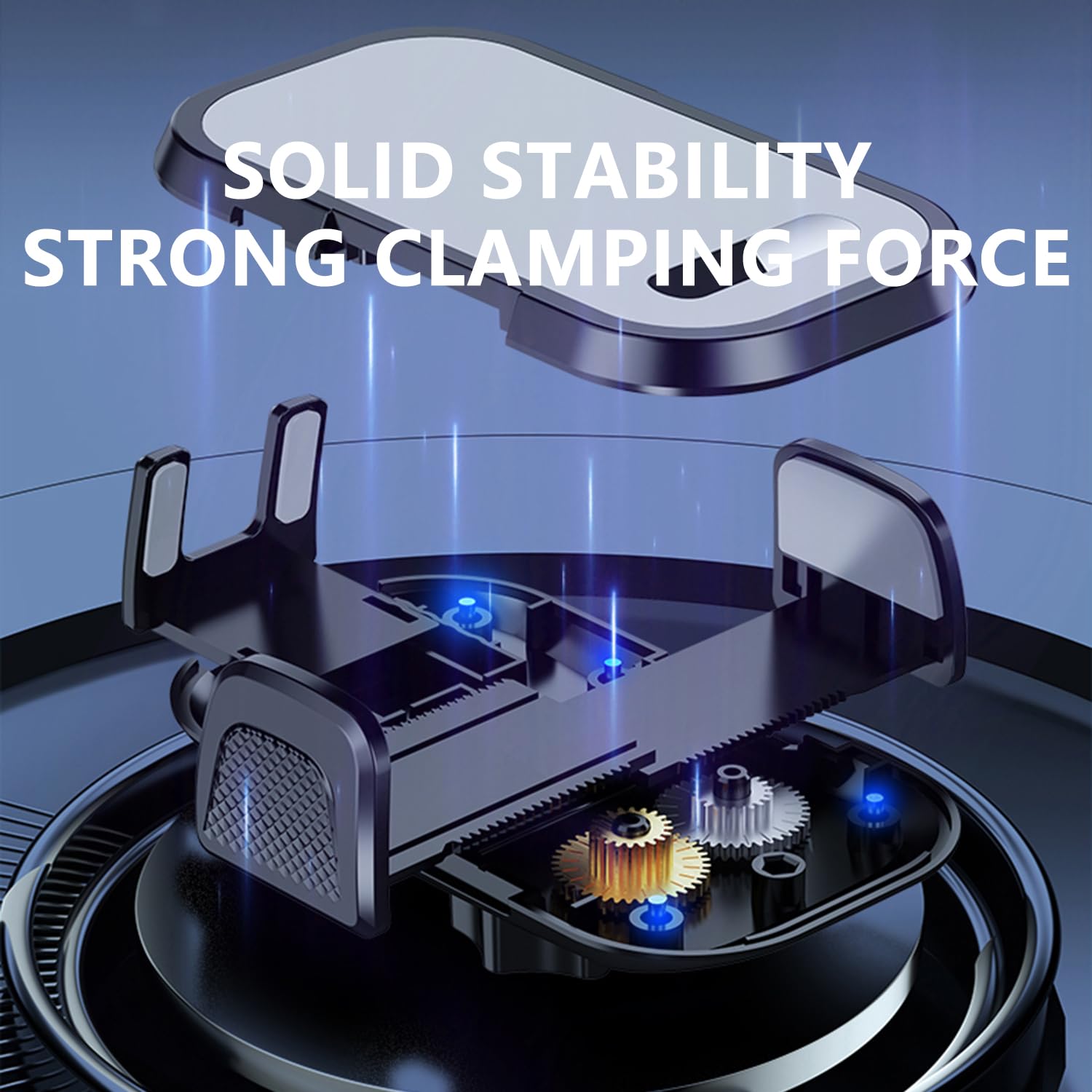 Kobbran Car Phone Holder Phone Mount For Car Windshield Dashboard Air Vent Universal Hands Free Automobile Cell Phone Holder Fit