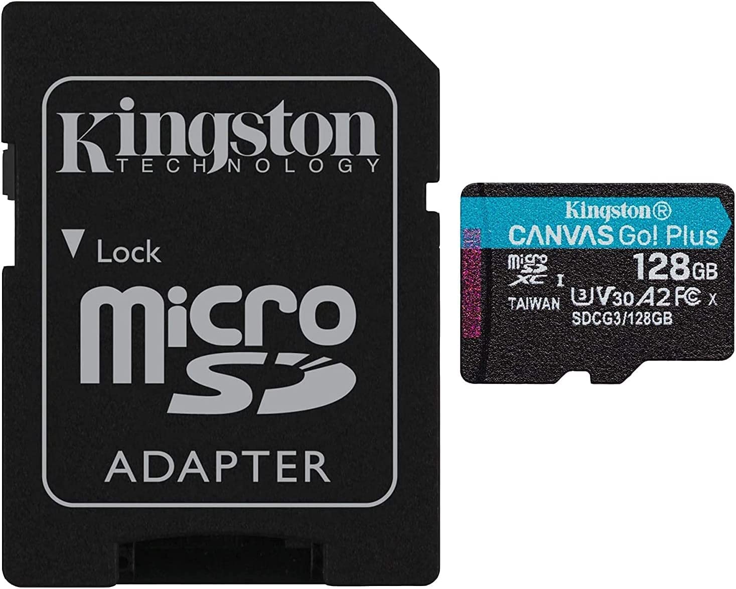 128Gb Kingston Technology Canvas Go Plus Uhs I Class 10 Microsd Memory Card