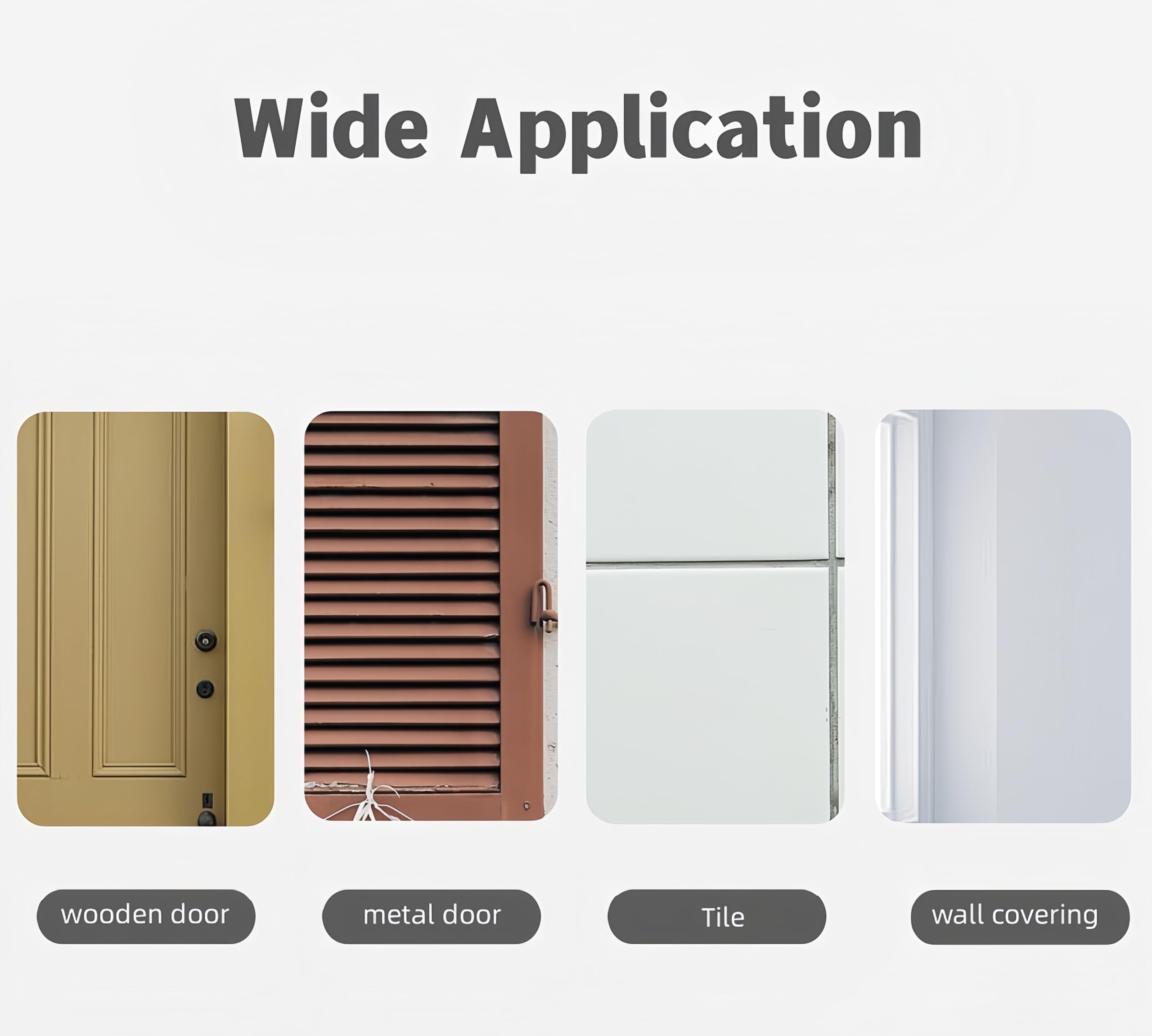 Qjin Double Sided Tape For Ring Video Doorbell (2Nd Generation), Mounting Tape (No Drilling Required) 5 Pack