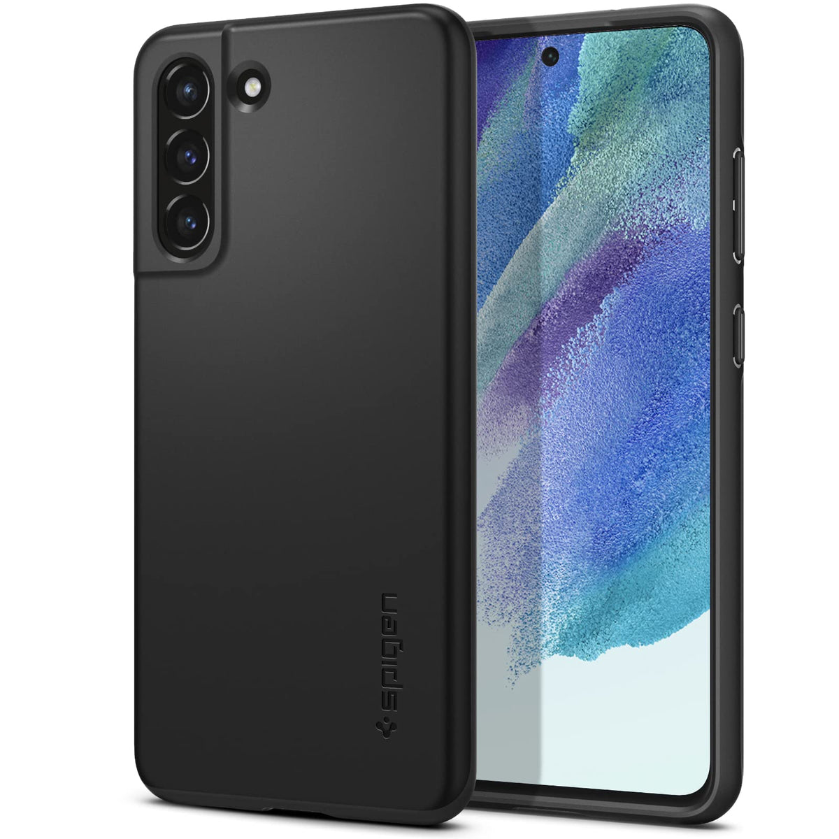 Spigen Thin Fit Designed For Galaxy S21 Fe Case (2021)   Black