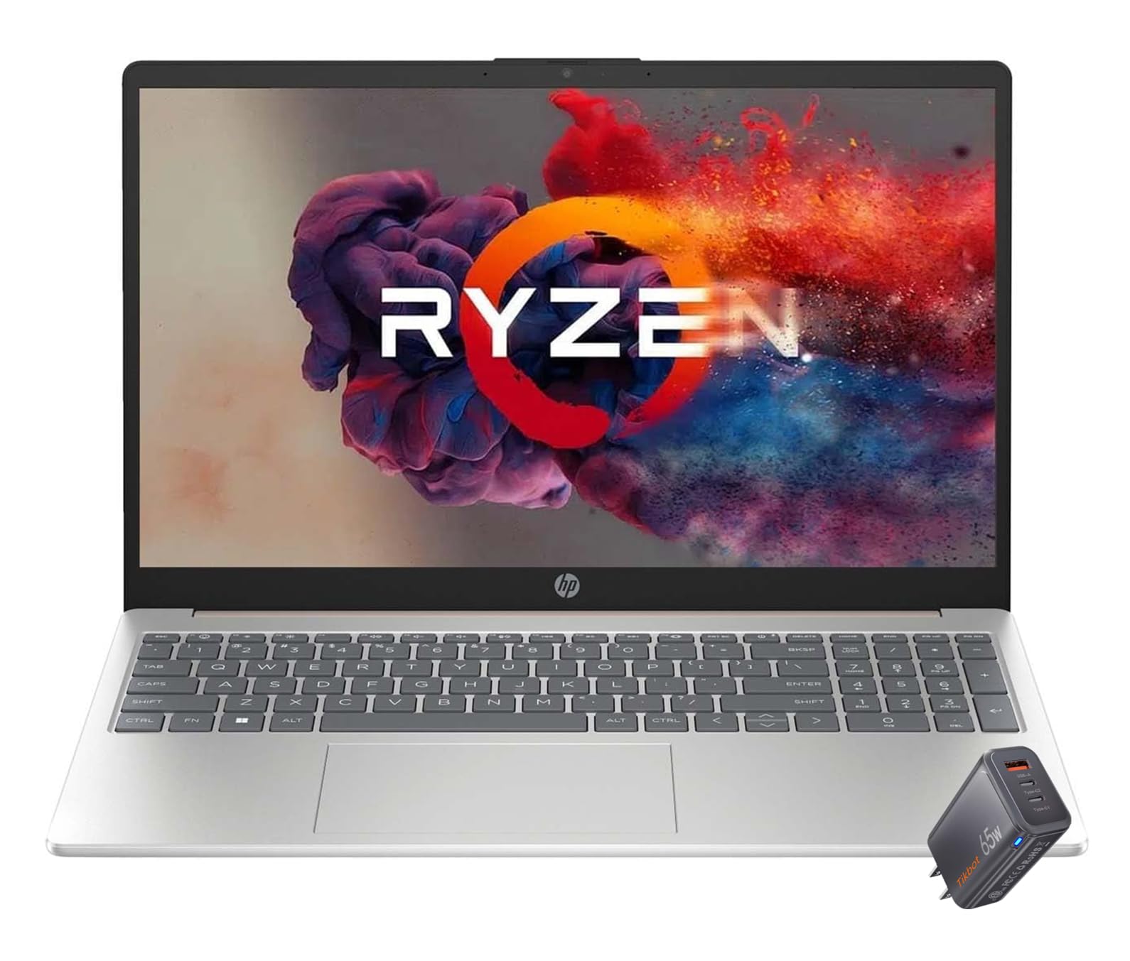 Hp 15.6'' Full Hd Business Laptop, Amd Ryzen 5 7520U (Beats I7-1165G7) Processor, Webcam, Wi-Fi 6, Windows 11 Home, W/65W Pd Fas