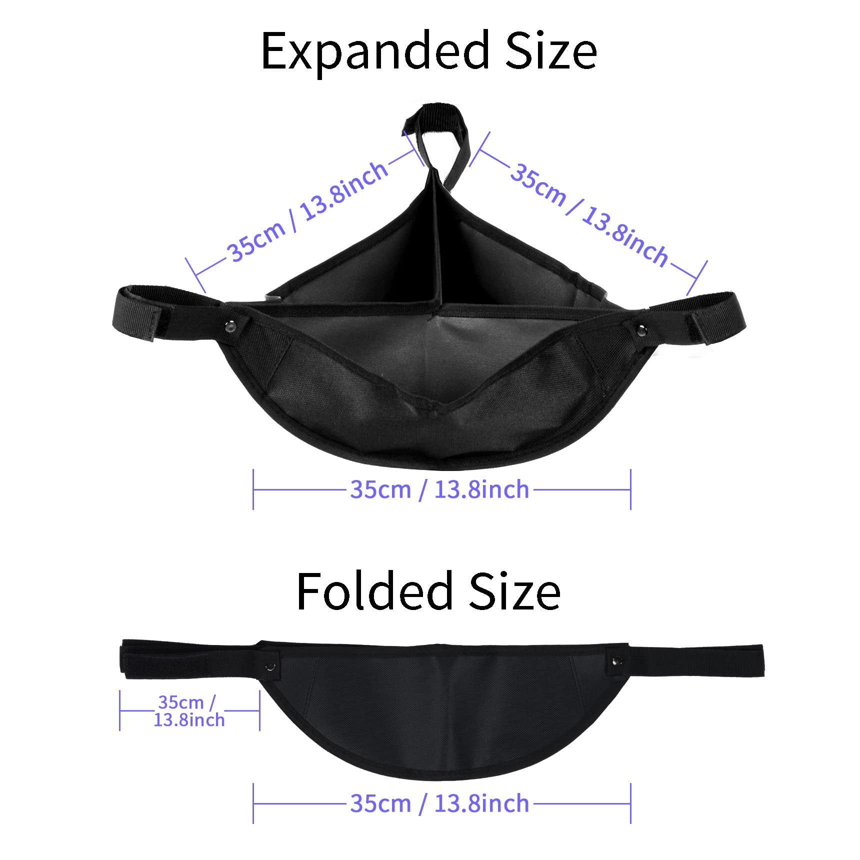 Selens Tripod Weight Bag Black Durable Tripod Stone Bag Universal Light Stand Sand Bag For Stabilizing Photography Accessory