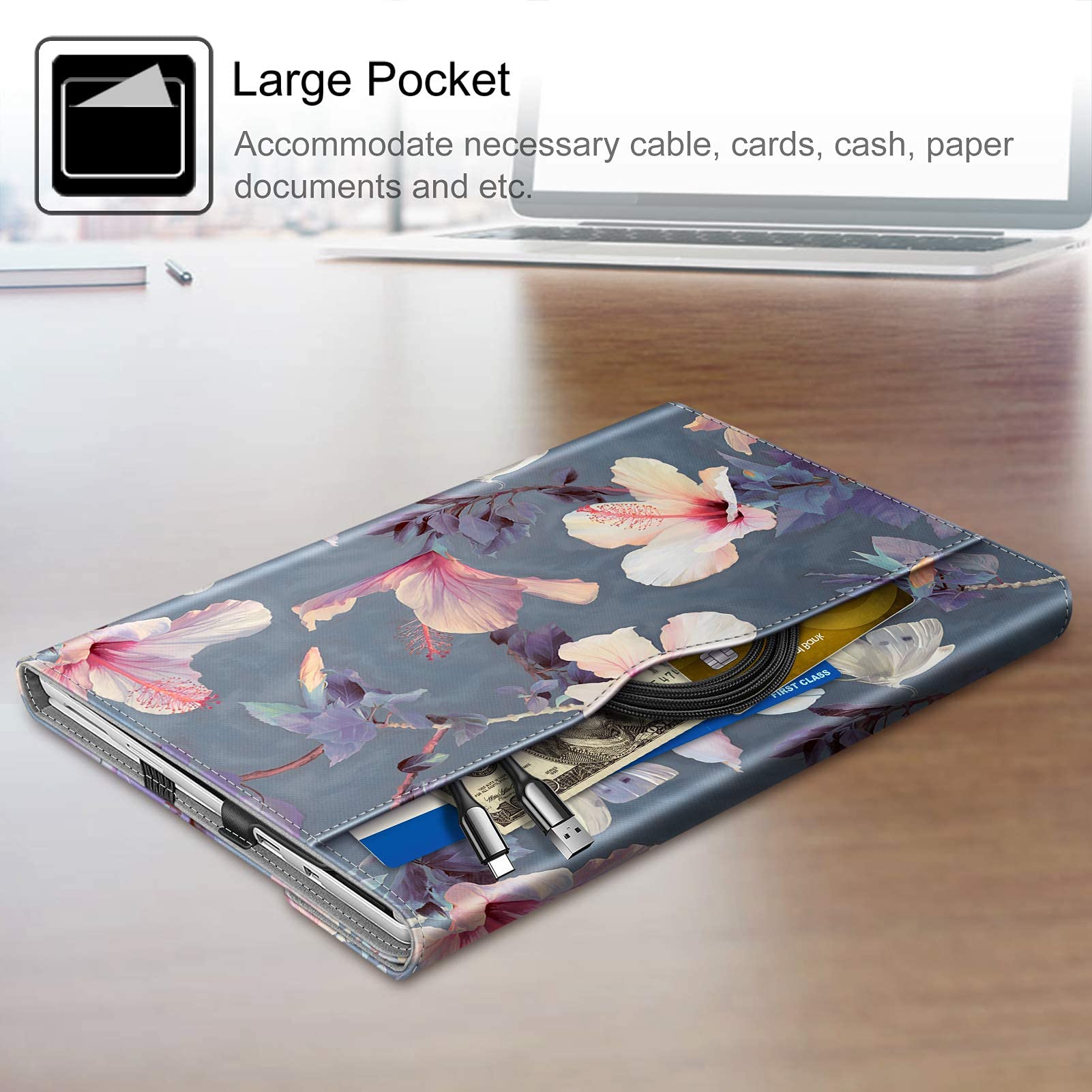 Fintie Case For 12.3 Inch Microsoft Surface Pro 7 Plus, Surface Pro 7, Surface Pro 6, Pro 5, Pro 4, Pro 3 - Portfolio Business C