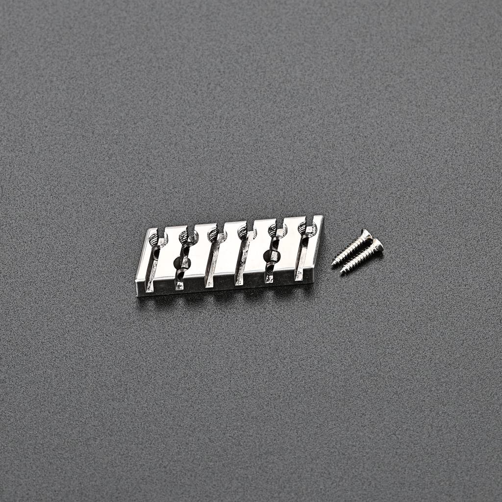 Alnicov For 6 String Headless Electric Guitar Replacement Headless Guitar Locking Nut String Lock