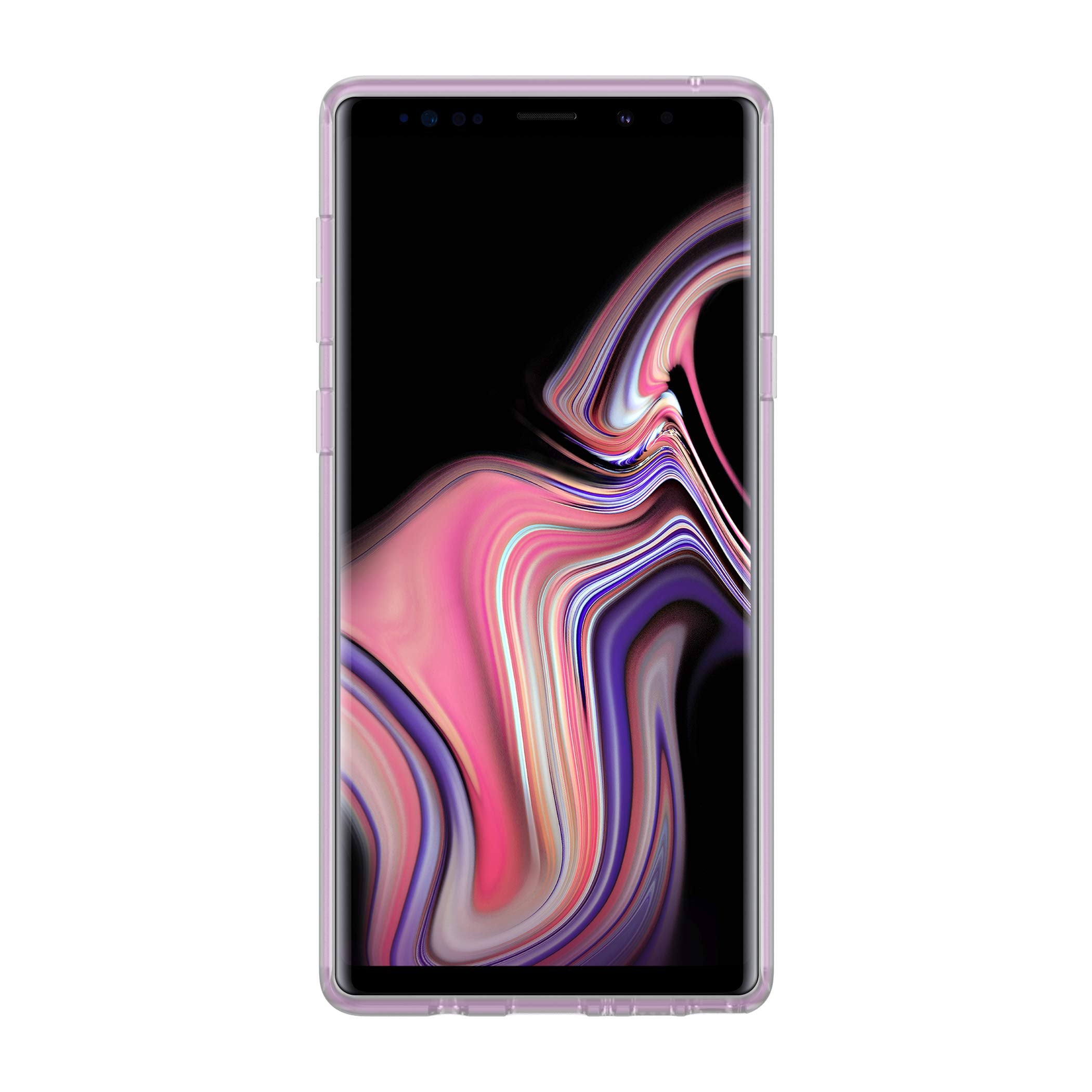 Kate Spade New York Defensive Hardshell Case For Samsung Galaxy Note9   Hollyhock Floral Clear/Cream With Stones