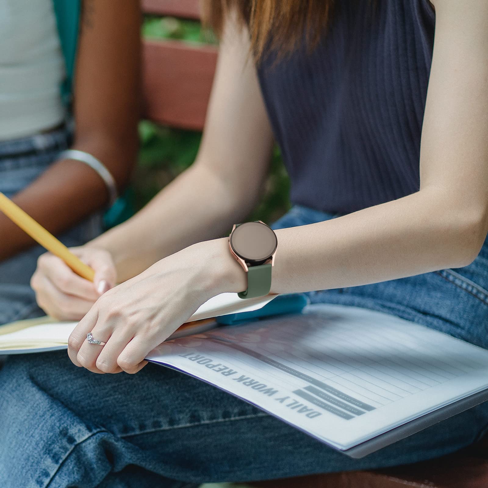 Meliya Bands For Coros Pace 3 / Apex Pro Smart Watch Bands, 22Mm Soft Silicone Sport Strap Replacement Band (Cactus)