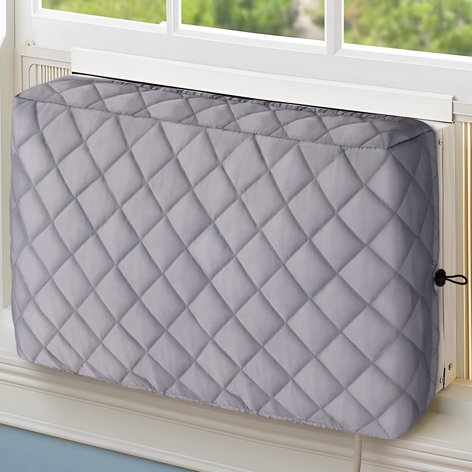 COSFLY Indoor Air Conditioner Cover AC Units Covers for Inside 21 x 15 x 3.5 Inches (L x H x D)