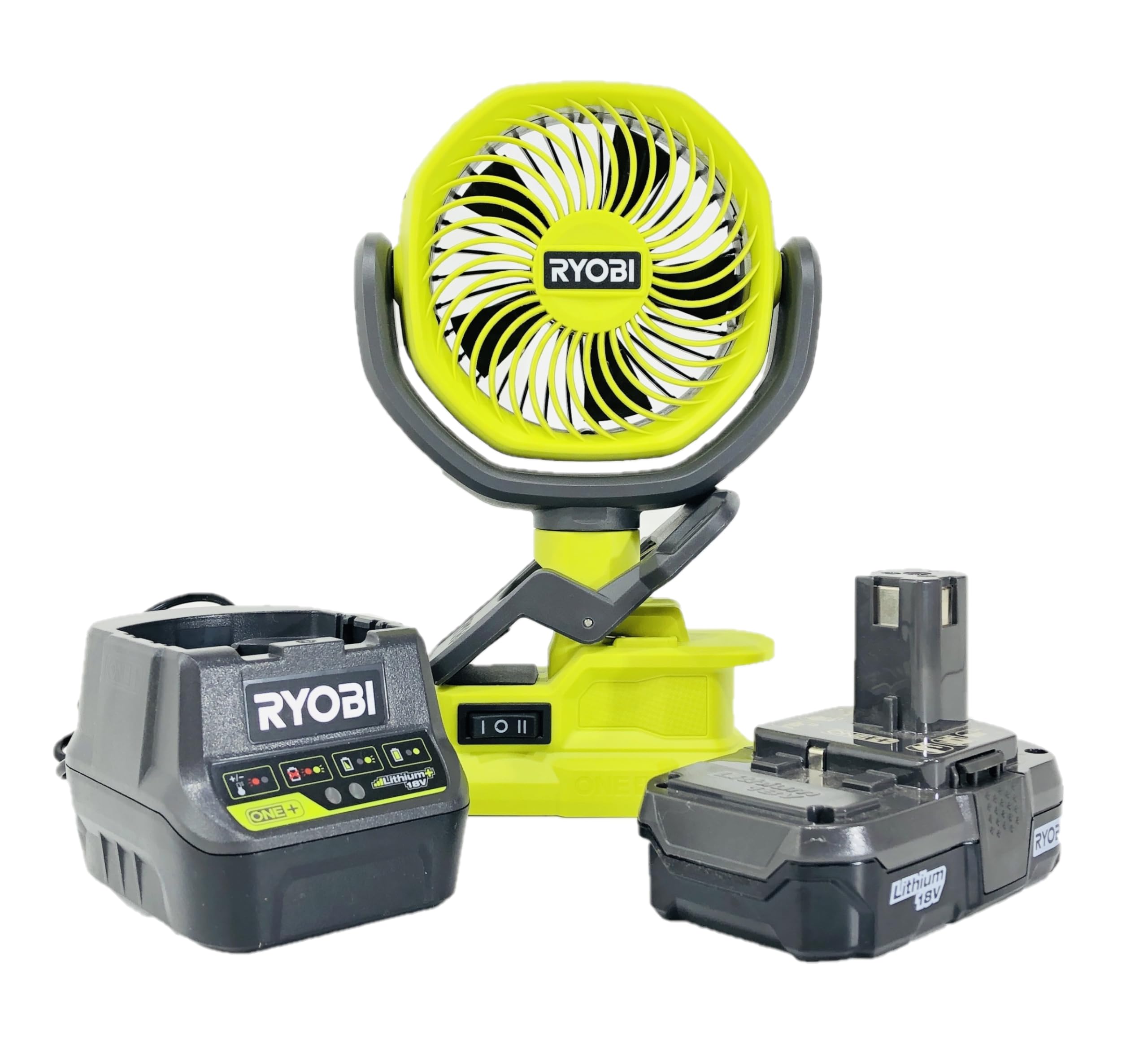 One+ 18 Volt Cordless 4 In. Clamp Fan Pcf02 Kit With Battery And Charger (Bulk Packaged)