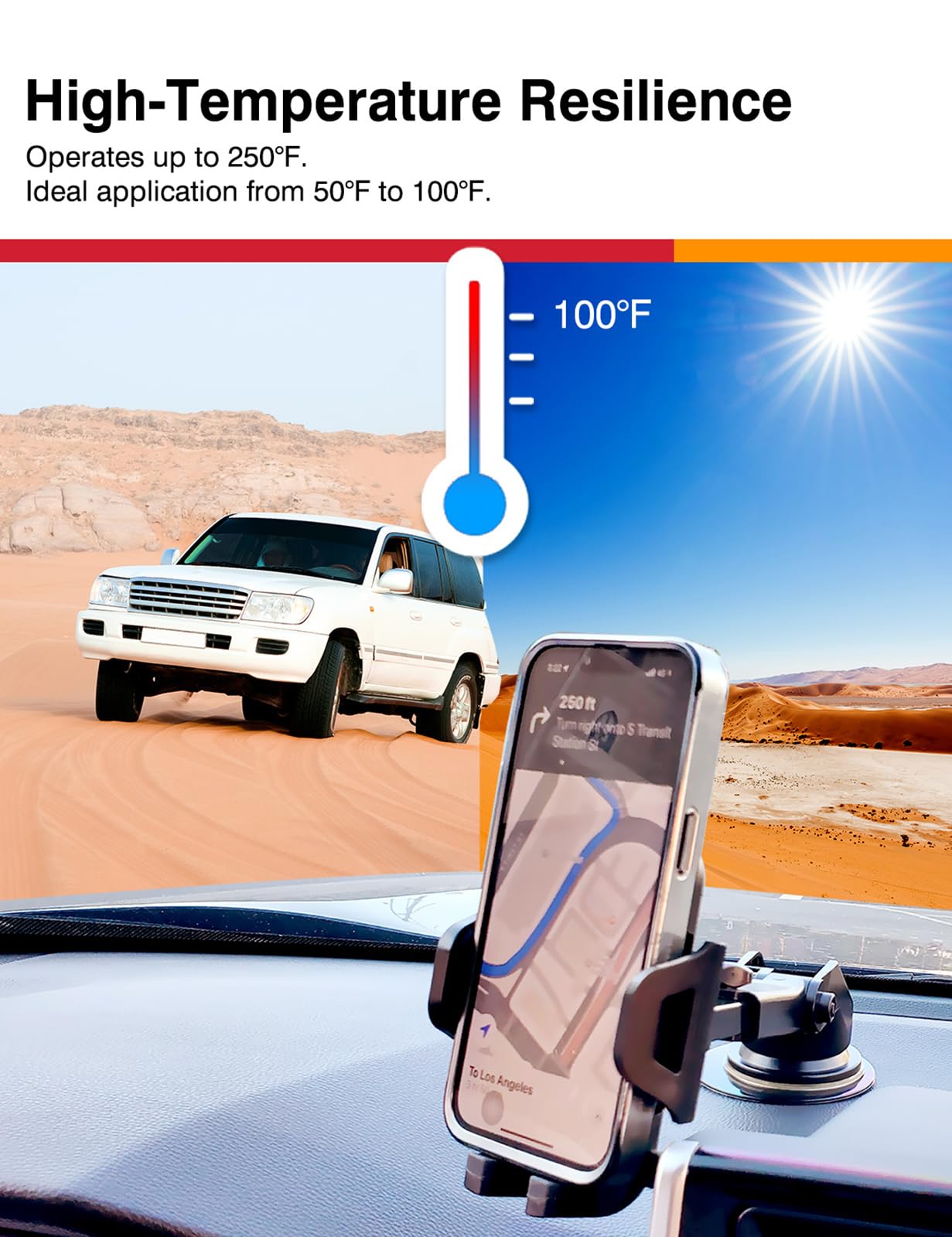 3M Vhb Dashboard Adhesive Sticky Pad Set For Car Mount - 3.15'' (80Mm) Disk With Secure Suction Cup Grip For Cell Phone Holder A