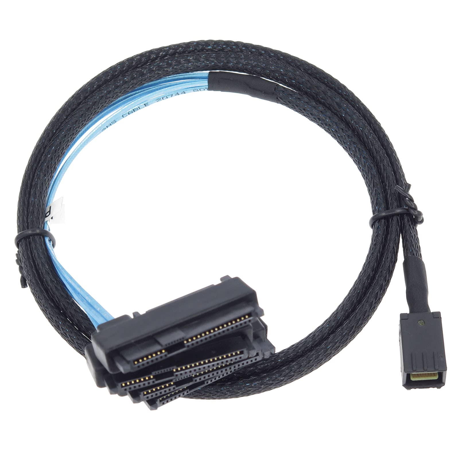 Edims Mini Sas To Sas Cable Breakout Internal Fan Out Hd Sff 8643 To Sff 8482 29Pin With Sata Power For Raid Controller To Hdd 1