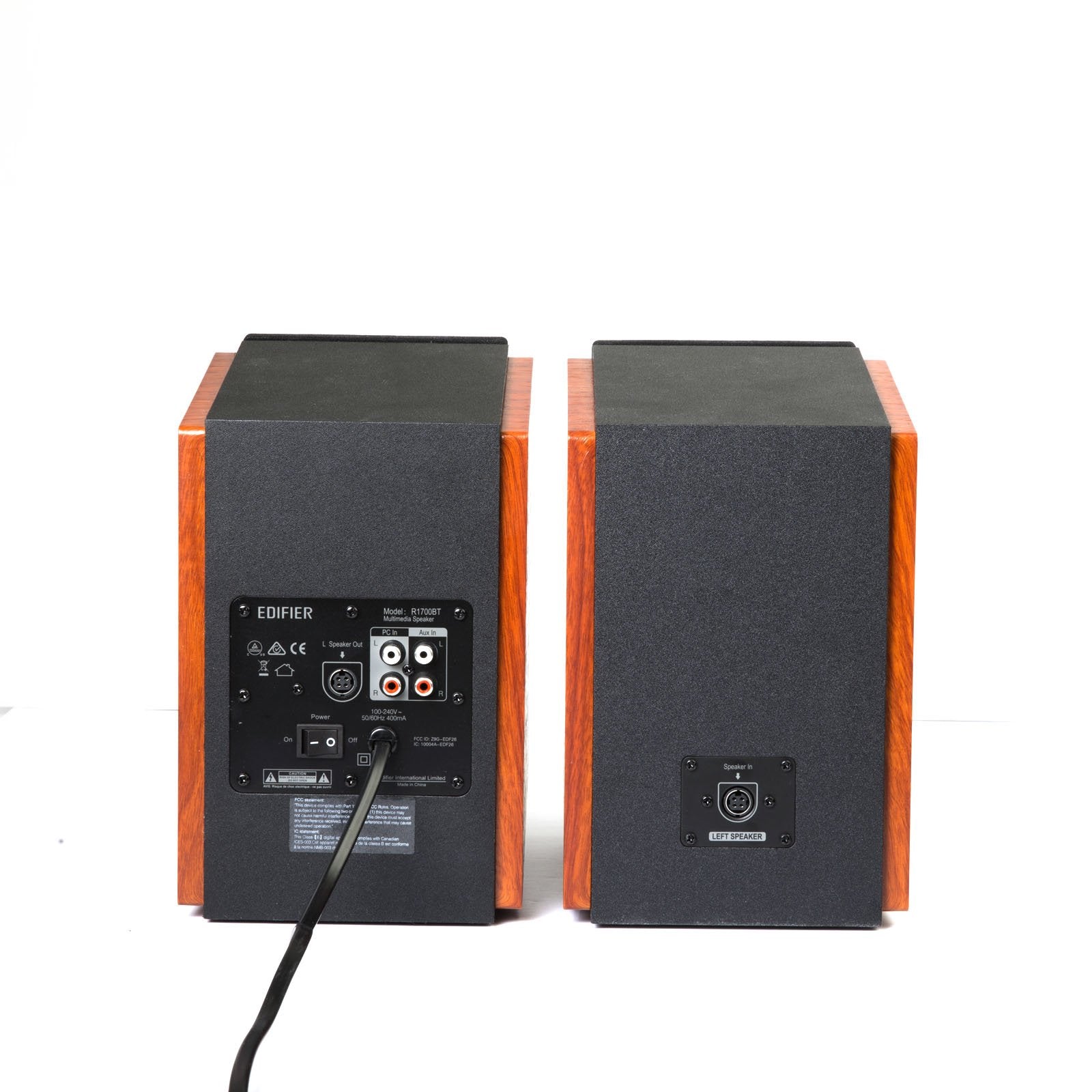 Edifier R1700Bt Bluetooth Bookshelf Speakers   Active Near Field Studio Monitors   Powered Speakers 2.0 Setup Wooden Enclosure