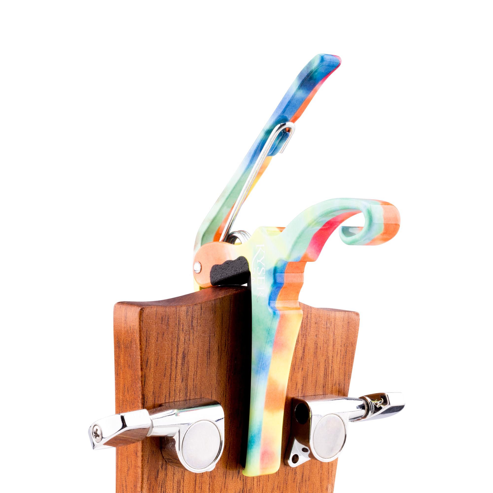 Kyser Quick Change Guitar Capo For 6 String Acoustic Guitars, Tie Dye, Kg6Tda